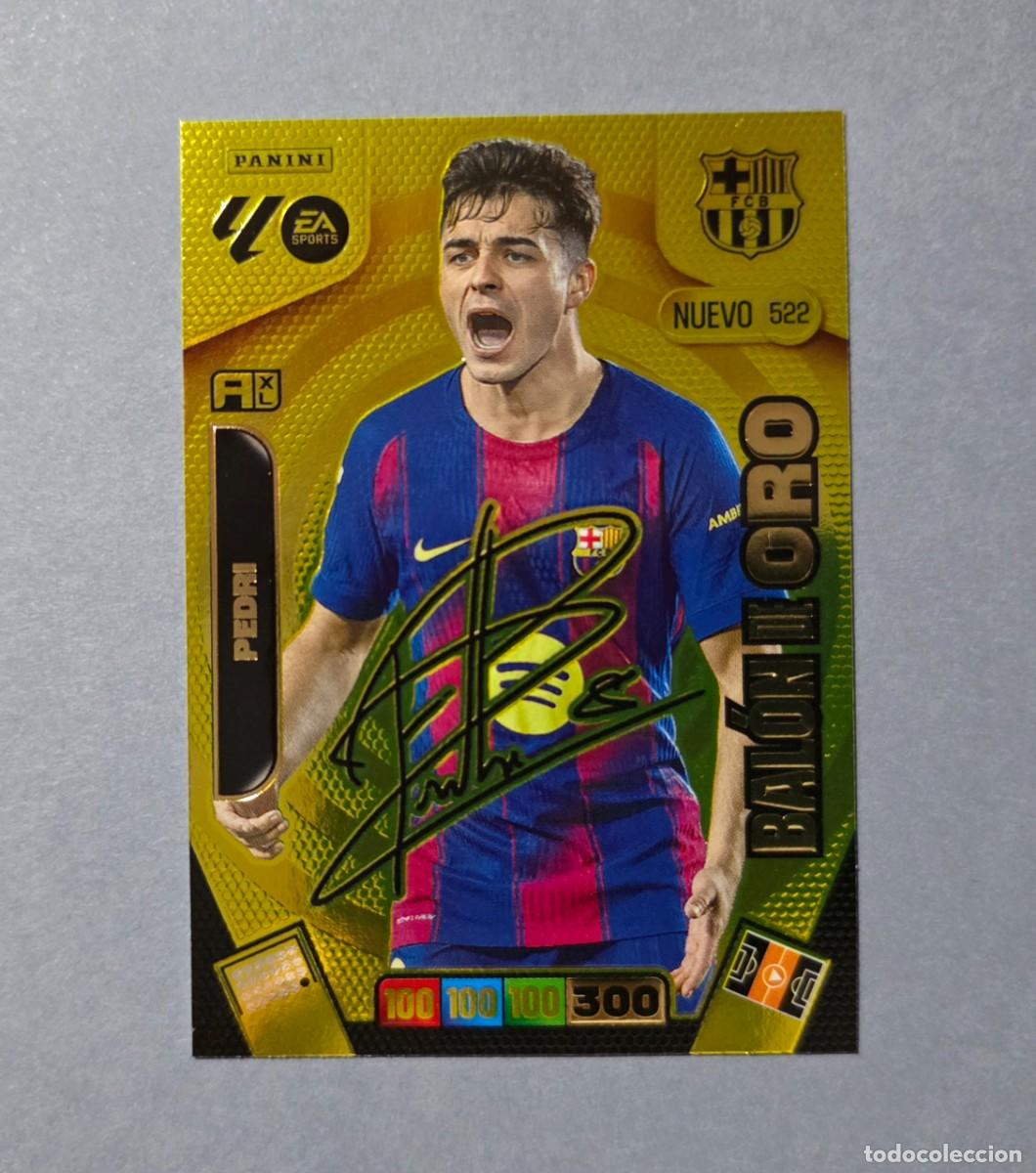 Cartes &agrave; collectionner de Football: 522 PEDRI (NUEVO BAL&Oacute;N DE ORO) - BARCELONA - ADRENALYN XL 2025-26 - 25/26 (NUEVO)