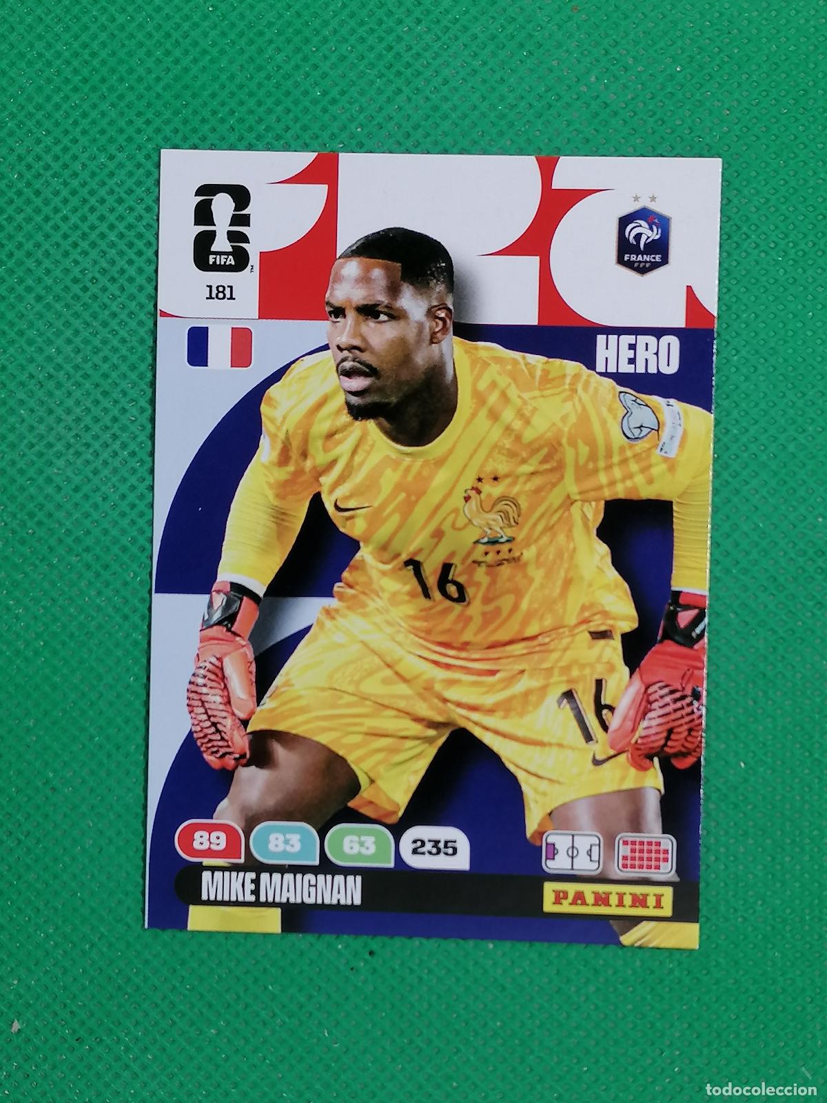 Cartes &agrave; collectionner de Football: 181 MIKE MAIGNAN FRANCIA HERO ⚽ PANINI ADRENALYN FIFA WORLD CUP 26 2026 ⚽