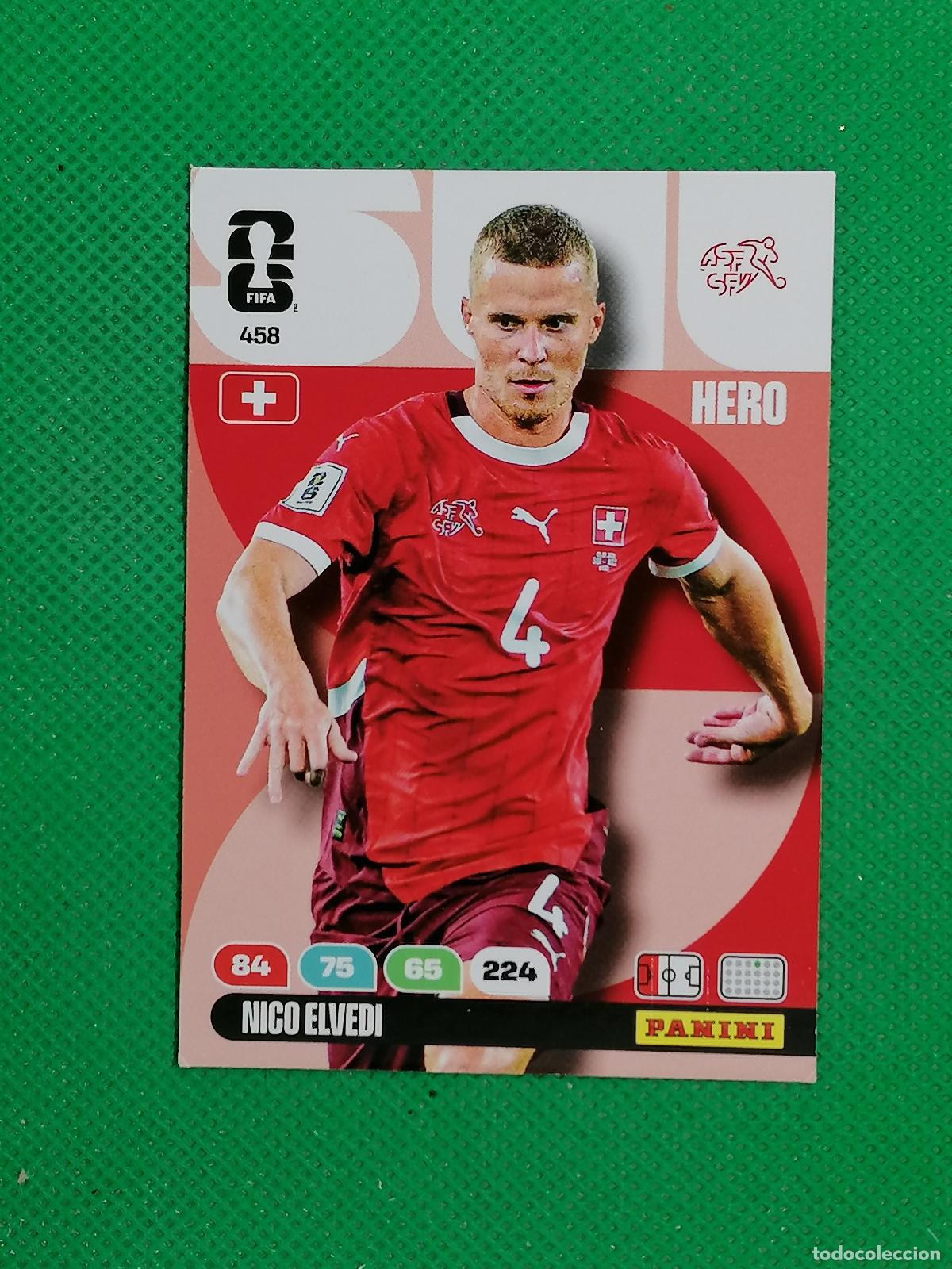 Cartes &agrave; collectionner de Football: 458 NICO ELVEDI SUIZA HERO ⚽ PANINI ADRENALYN FIFA WORLD CUP 26 2026 ⚽
