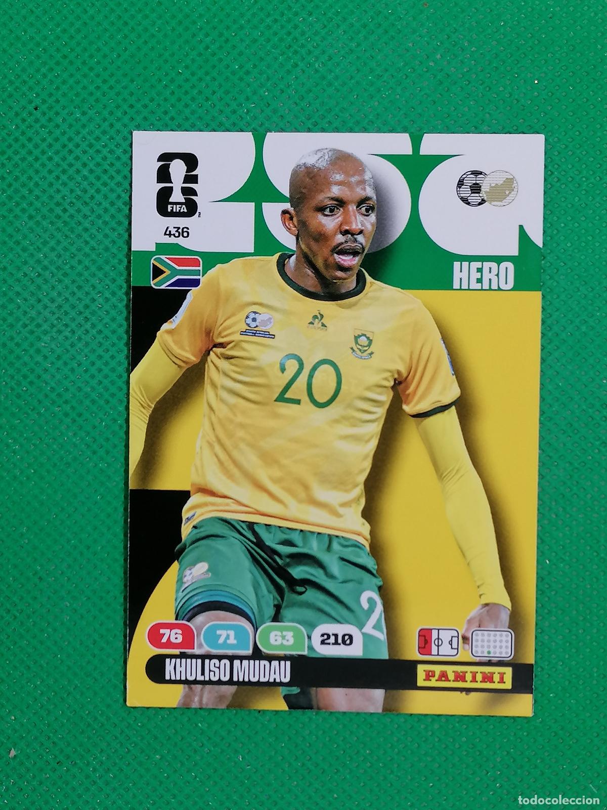 Cromos de F&uacute;tbol: 436 KHULISO MUDAU SOUTH AFRICA HERO ⚽ PANINI ADRENALYN FIFA WORLD CUP 26 2026 ⚽