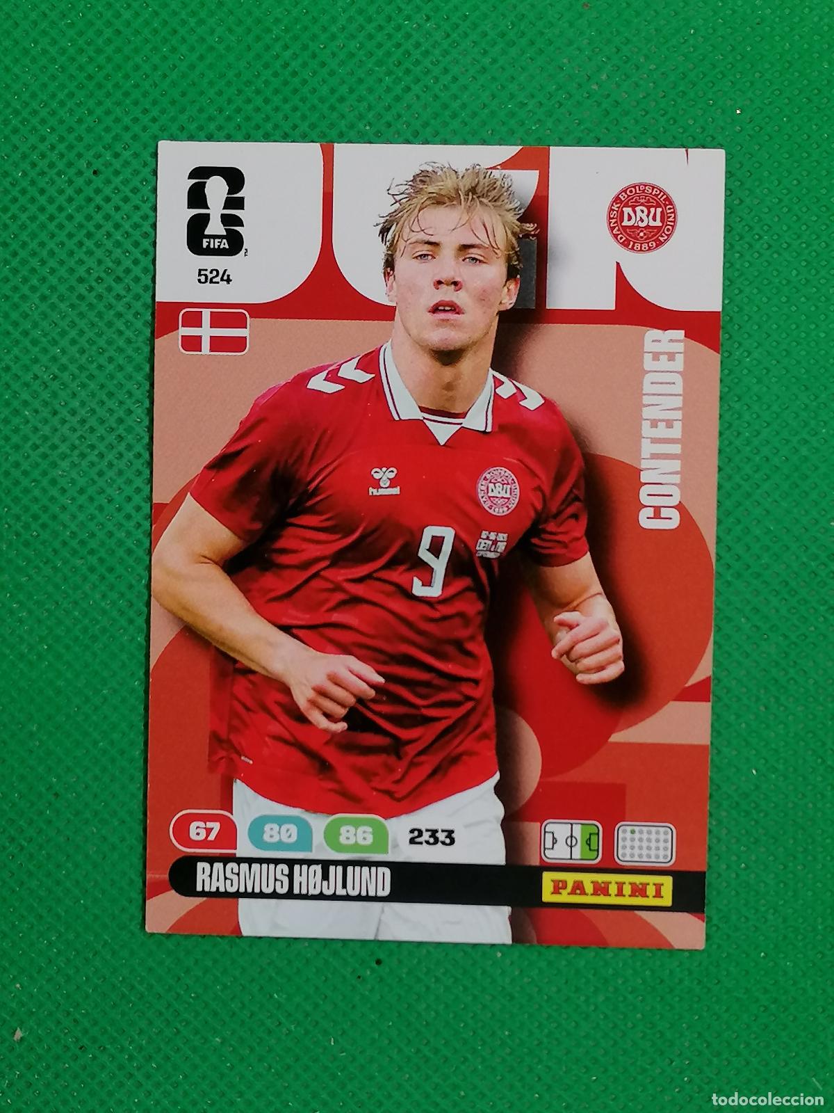 Cromos de F&uacute;tbol: 524 RASMUS HOJLUND DINAMARCA CONTENDER ⚽ PANINI ADRENALYN FIFA WORLD CUP 26 2026 ⚽