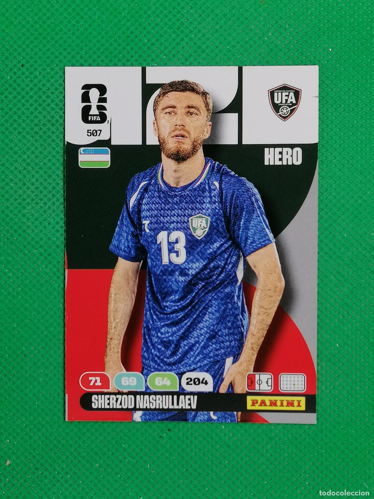 Cromos de F&uacute;tbol: 507 SHERZOD NASRULLAEV UZBEKISTAN HERO ⚽ PANINI ADRENALYN FIFA WORLD CUP 26 2026 ⚽