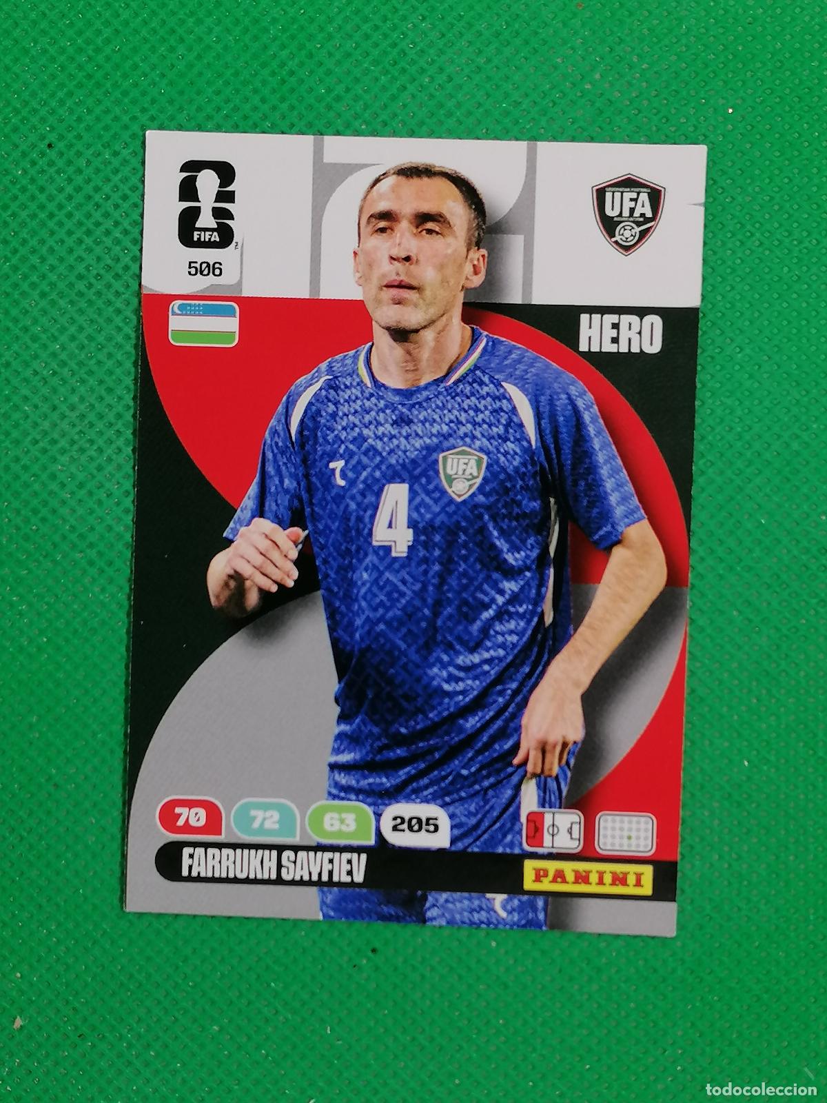 Cromos de F&uacute;tbol: 506 FARRUKH SAYFIEV UZBEKISTAN HERO ⚽ PANINI ADRENALYN FIFA WORLD CUP 26 2026 ⚽
