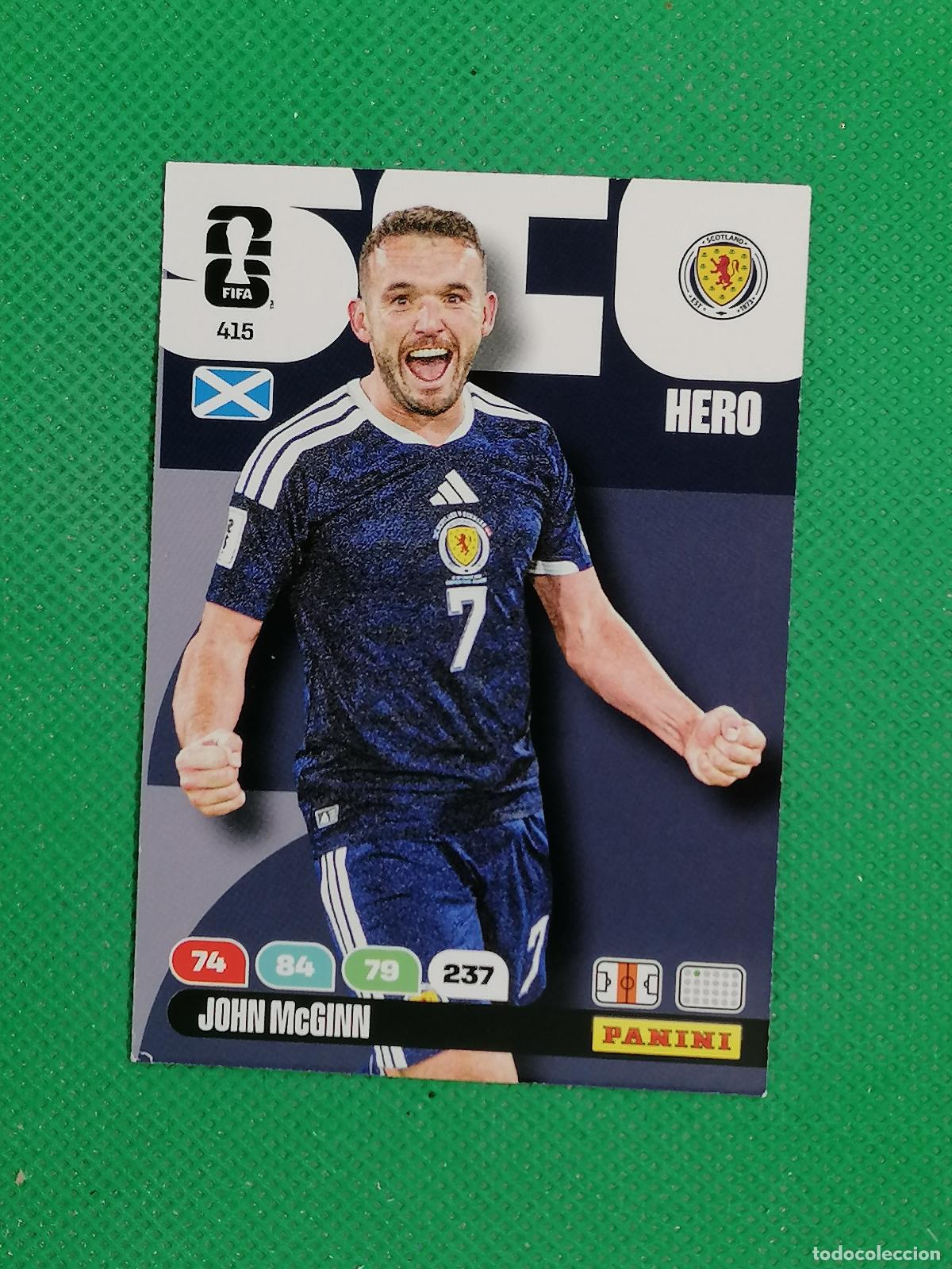Cromos de F&uacute;tbol: 415 JOHN MCGINN SCOTLAND HERO ⚽ PANINI ADRENALYN FIFA WORLD CUP 26 2026 ⚽