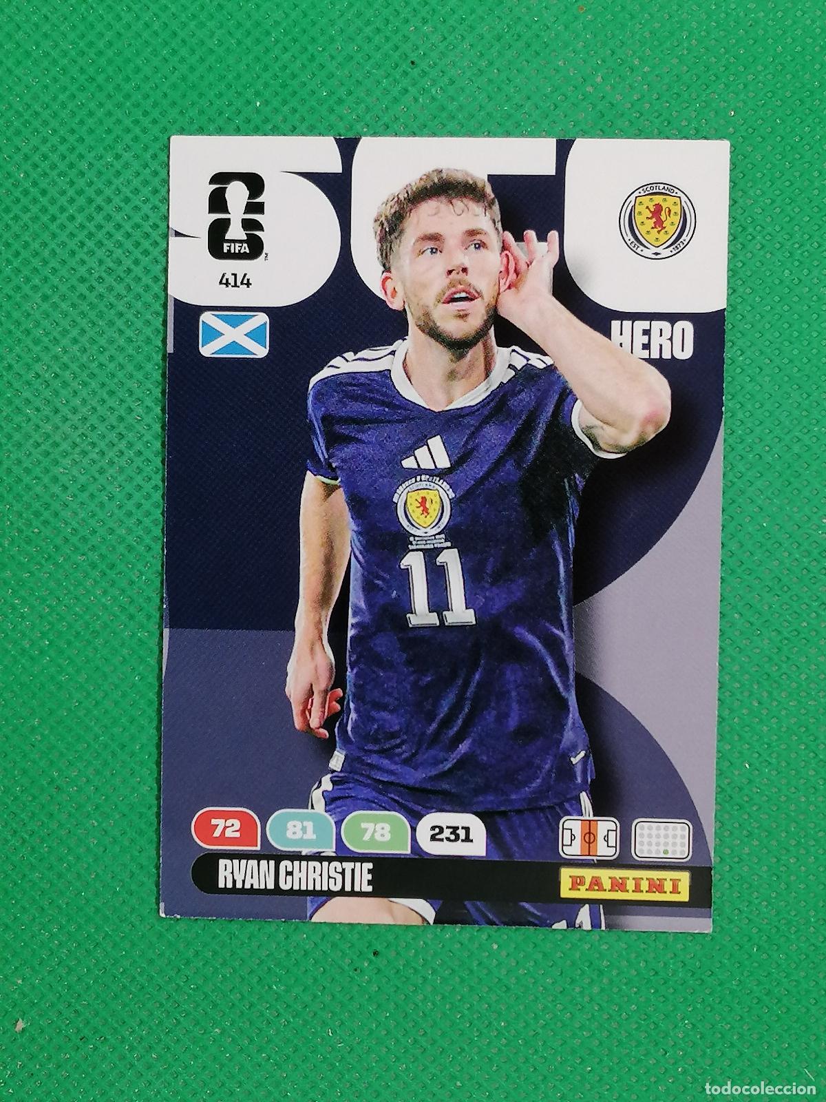 Cromos de F&uacute;tbol: 414 RYAN CHRISTIE SCOTLAND HERO ⚽ PANINI ADRENALYN FIFA WORLD CUP 26 2026 ⚽