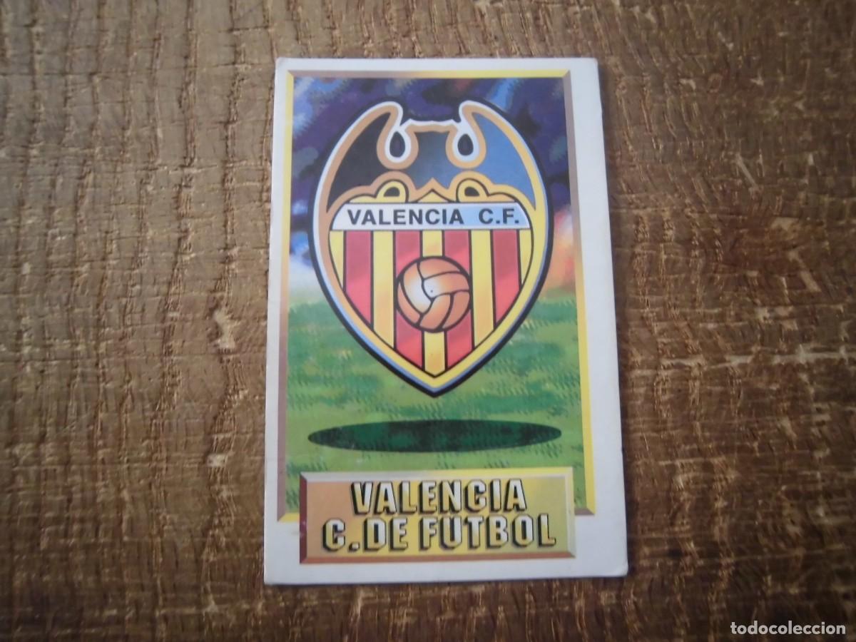 Cromos de F&uacute;tbol: ESCUDO VALENCIA LIGA 93-94 EDICIONES ESTE CROMO CART&Oacute;N RECUPERADO