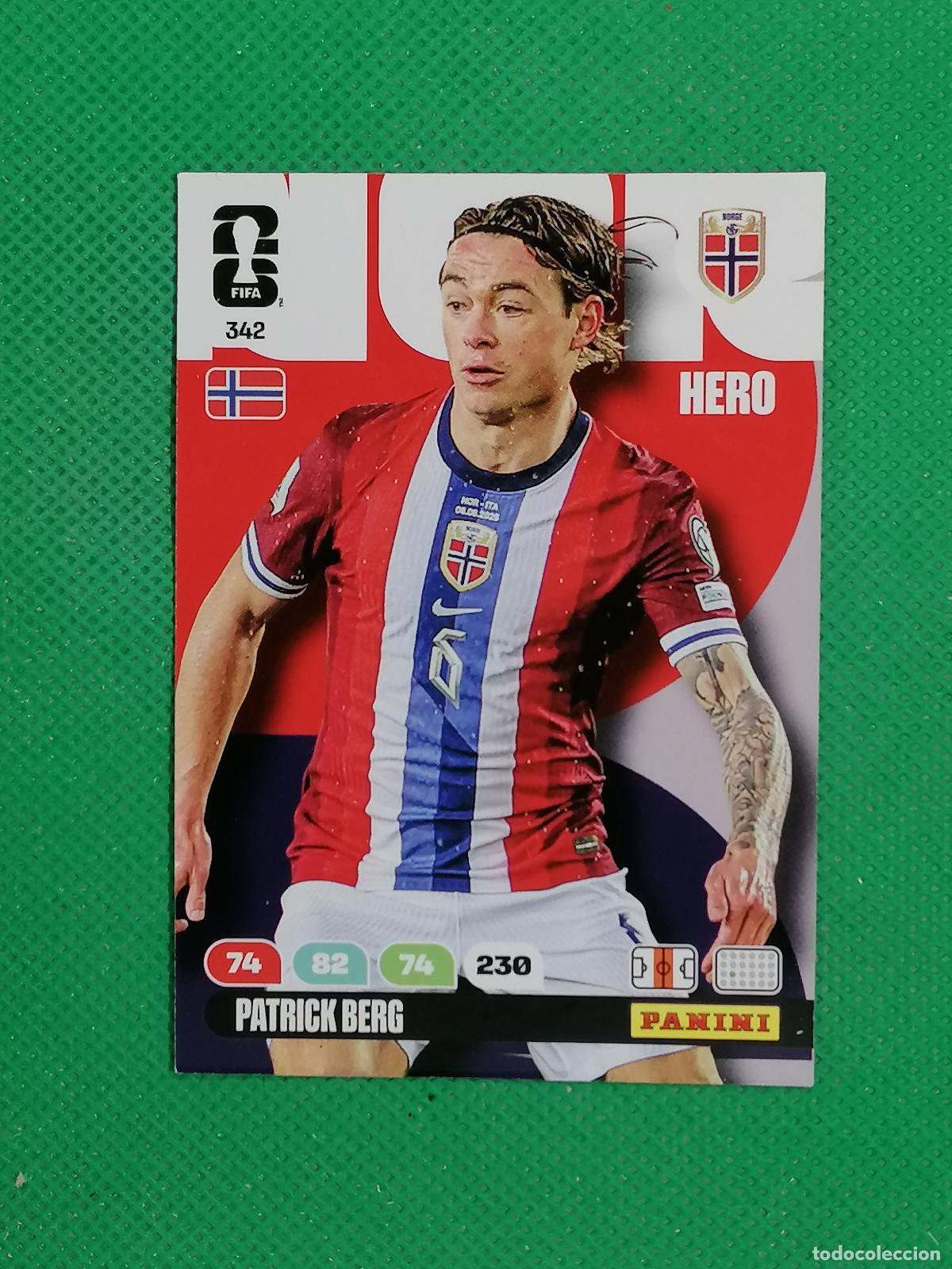 Cromos de F&uacute;tbol: 342 PATRICK BERG NORUEGA HERO ⚽ PANINI ADRENALYN FIFA WORLD CUP 26 2026 ⚽