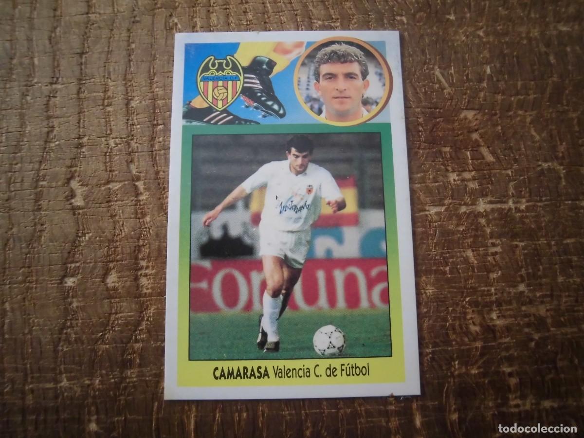 Cromos de F&uacute;tbol: CAMARASA VALENCIA LIGA 93-94 EDICIONES ESTE CROMO CART&Oacute;N RECUPERADO