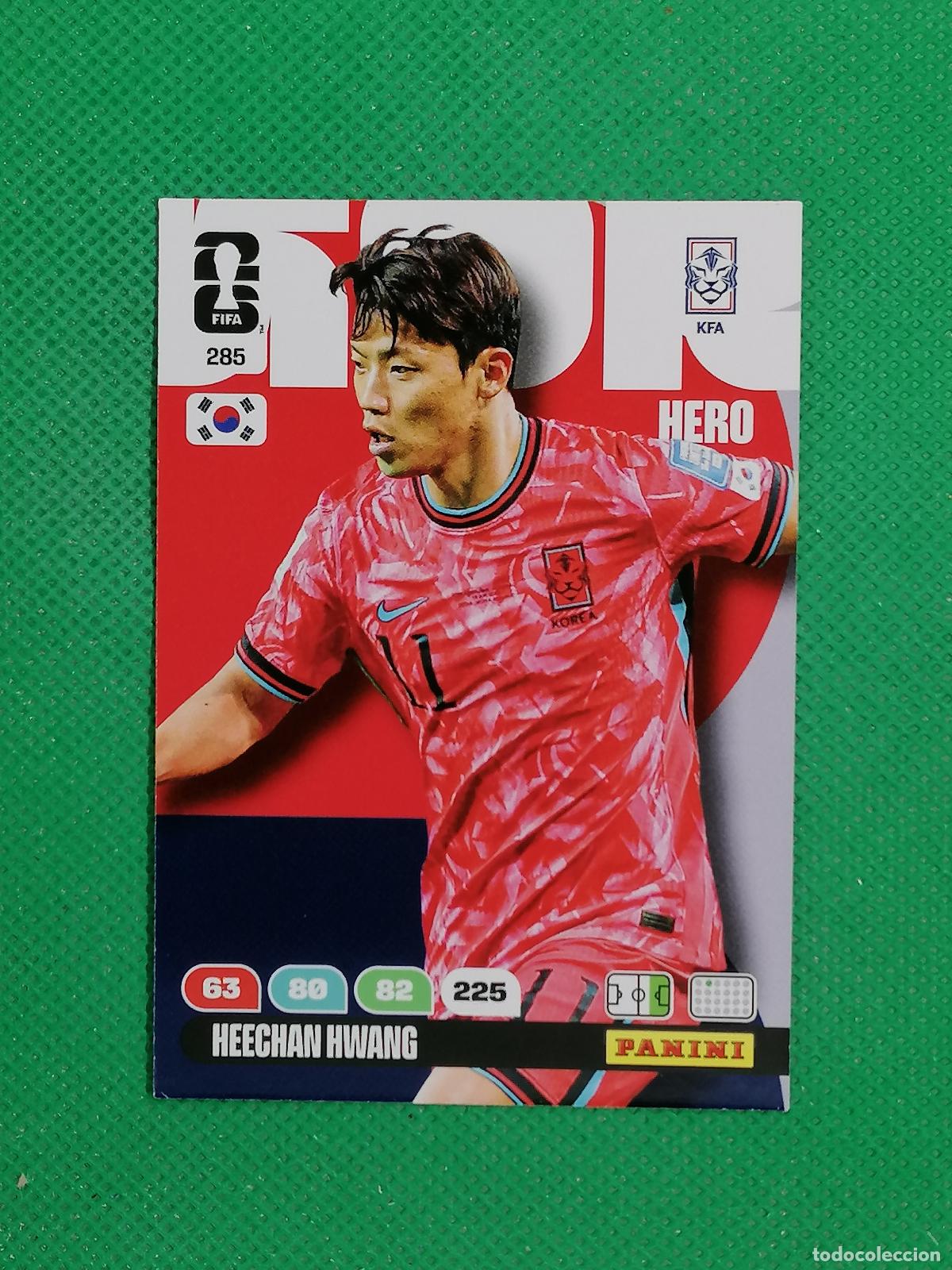 Cromos de F&uacute;tbol: 285 HEECHAN HWANG REPUBLICA COREA HERO ⚽ PANINI ADRENALYN FIFA WORLD CUP 26 2026 ⚽