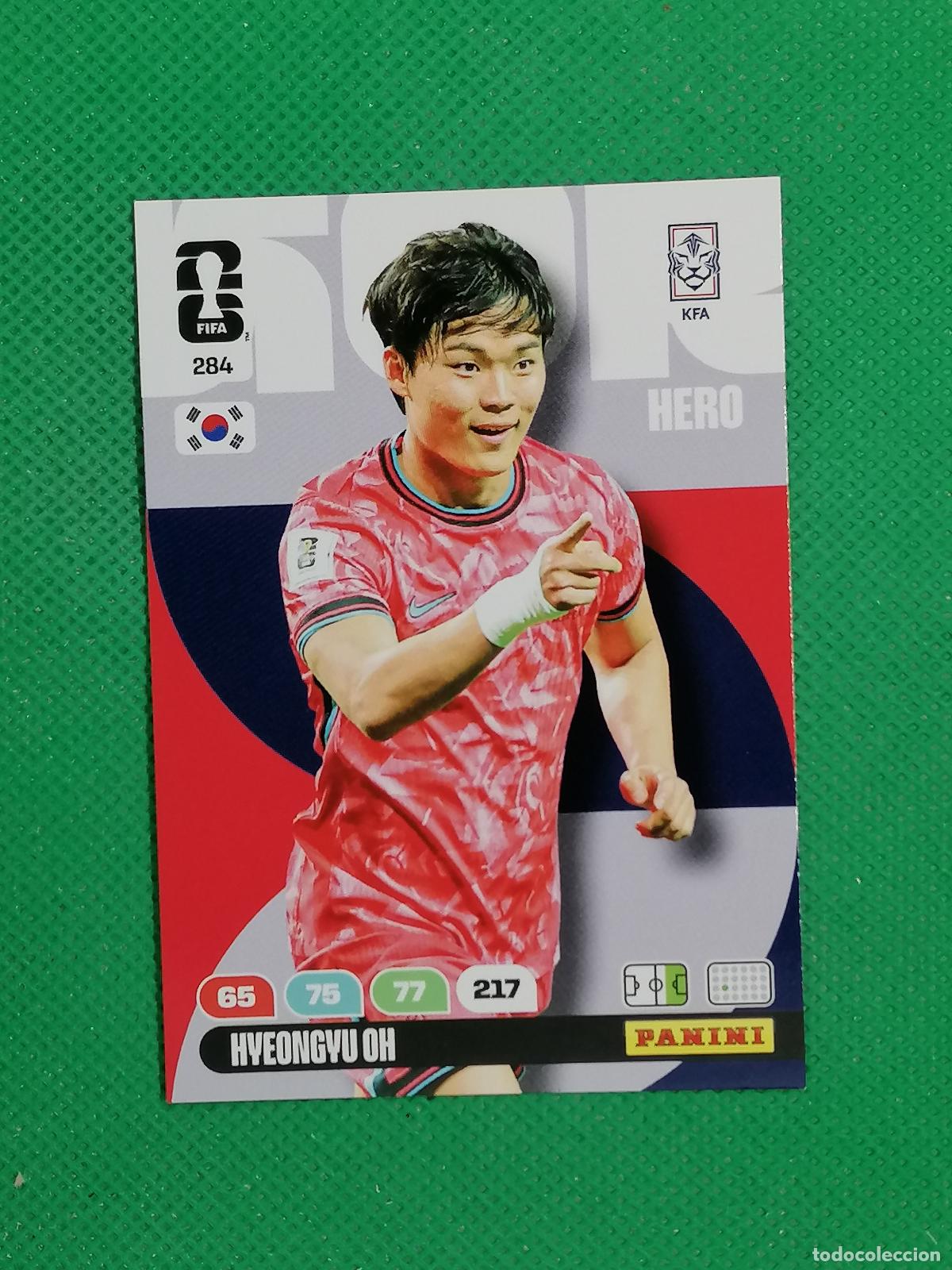 Cromos de F&uacute;tbol: 284 HYEONGYU OH REPUBLICA COREA HERO ⚽ PANINI ADRENALYN FIFA WORLD CUP 26 2026 ⚽
