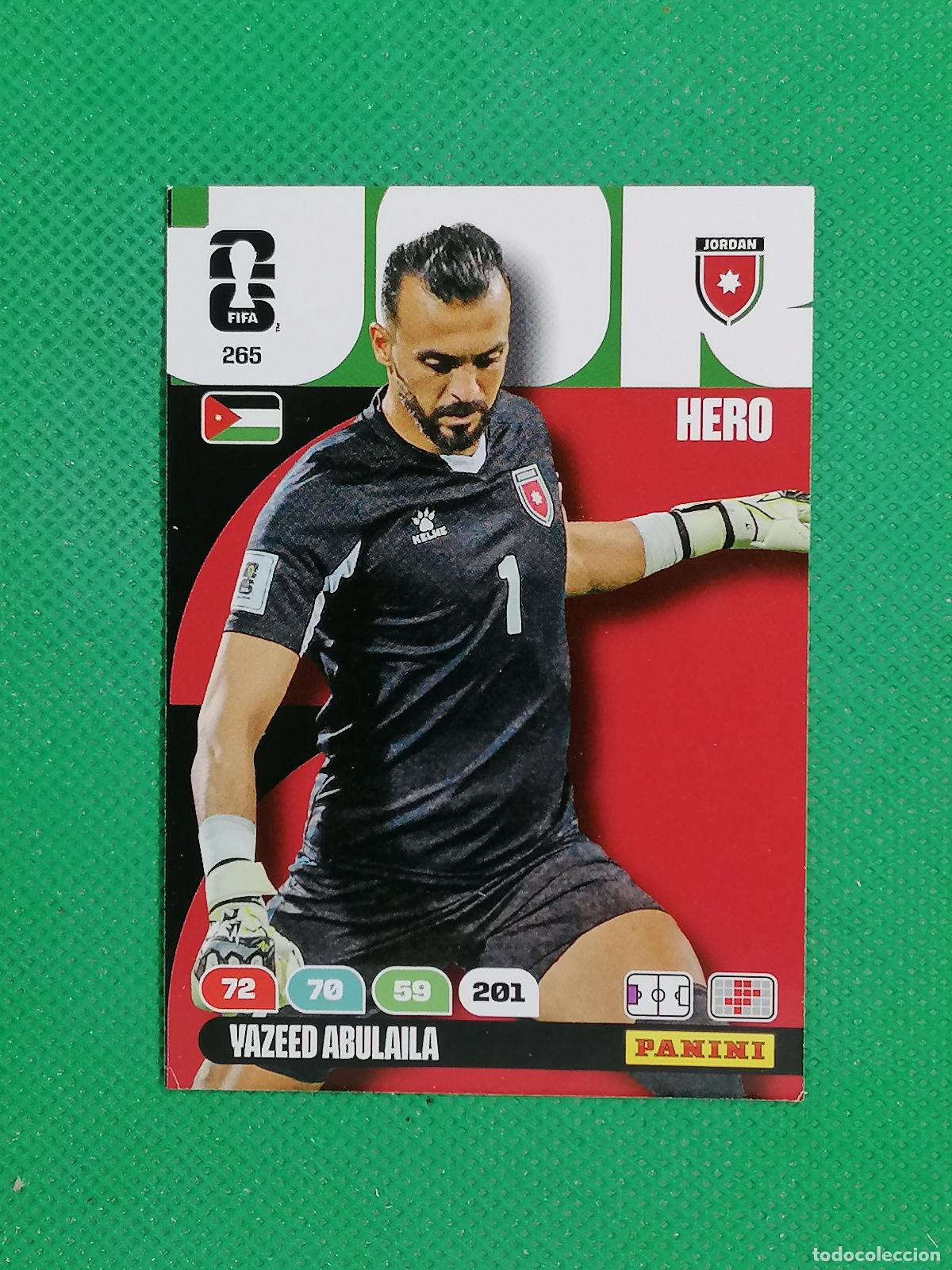 Cromos de F&uacute;tbol: 265 YAZEED ABUDALAILA JORDANIA HERO ⚽ PANINI ADRENALYN FIFA WORLD CUP 26 2026 ⚽