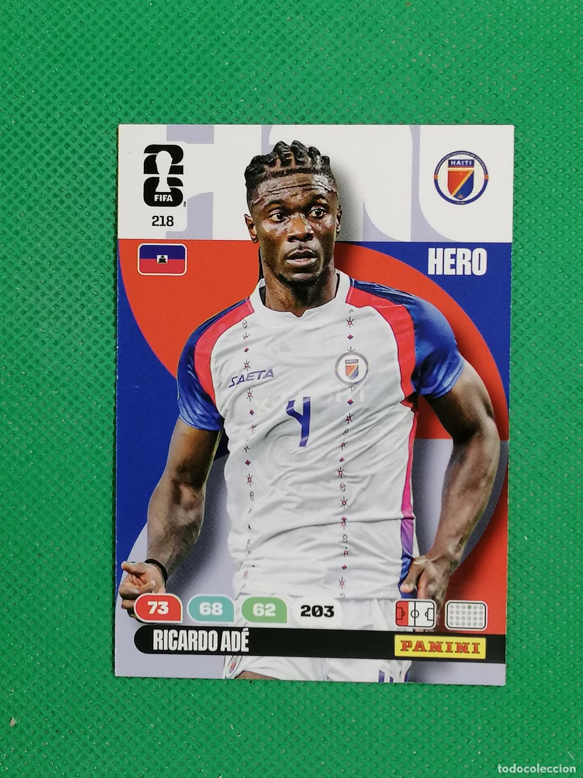 Cromos de F&uacute;tbol: 218 RICARDO ADE HAITI HERO ⚽ PANINI ADRENALYN FIFA WORLD CUP 26 2026 ⚽
