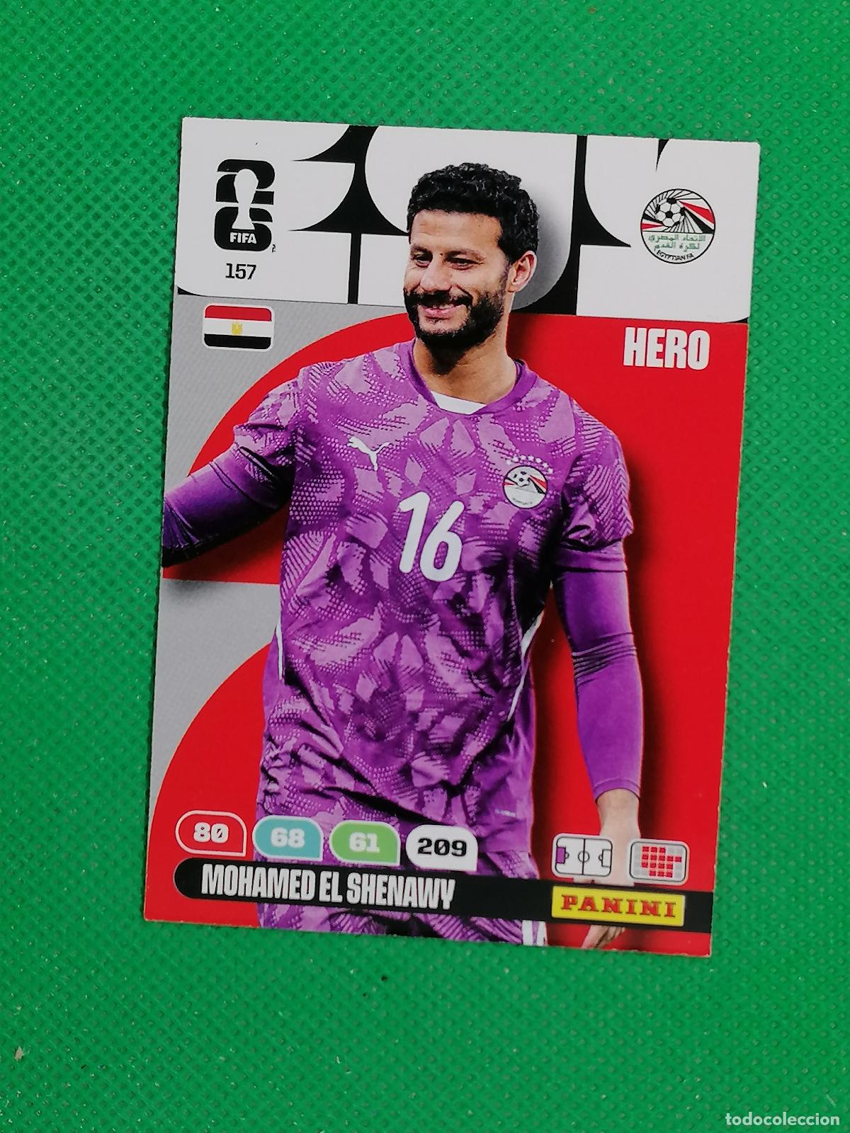 Cromos de F&uacute;tbol: 157 MOHAMED EL SHENAWY EGYP HERO ⚽ PANINI ADRENALYN FIFA WORLD CUP 26 2026 ⚽