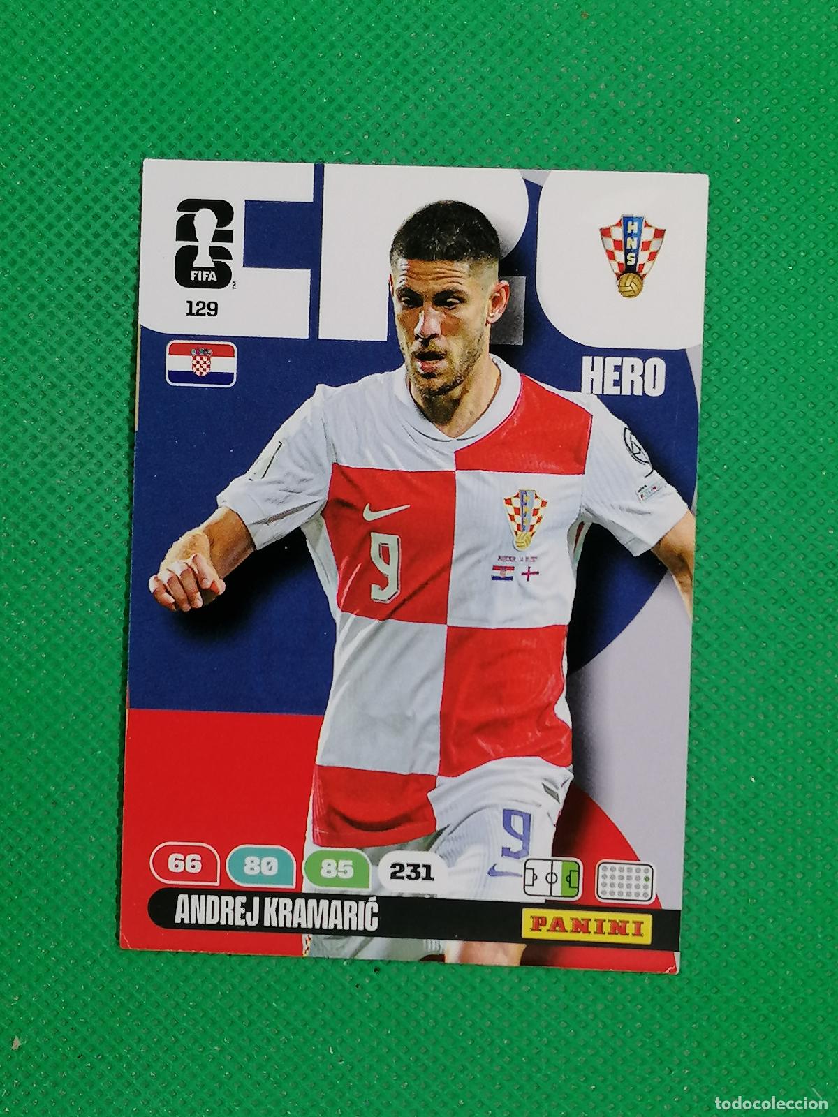 Cromos de F&uacute;tbol: 129 ANDREJ KRAMARIC CROACIA HERO ⚽ PANINI ADRENALYN FIFA WORLD CUP 26 2026 ⚽