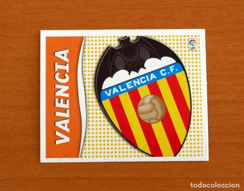 Cromos de F&uacute;tbol: Valencia - Escudo - Liga 2006-2007, 06-07 - Ediciones Este - Nunca pegado