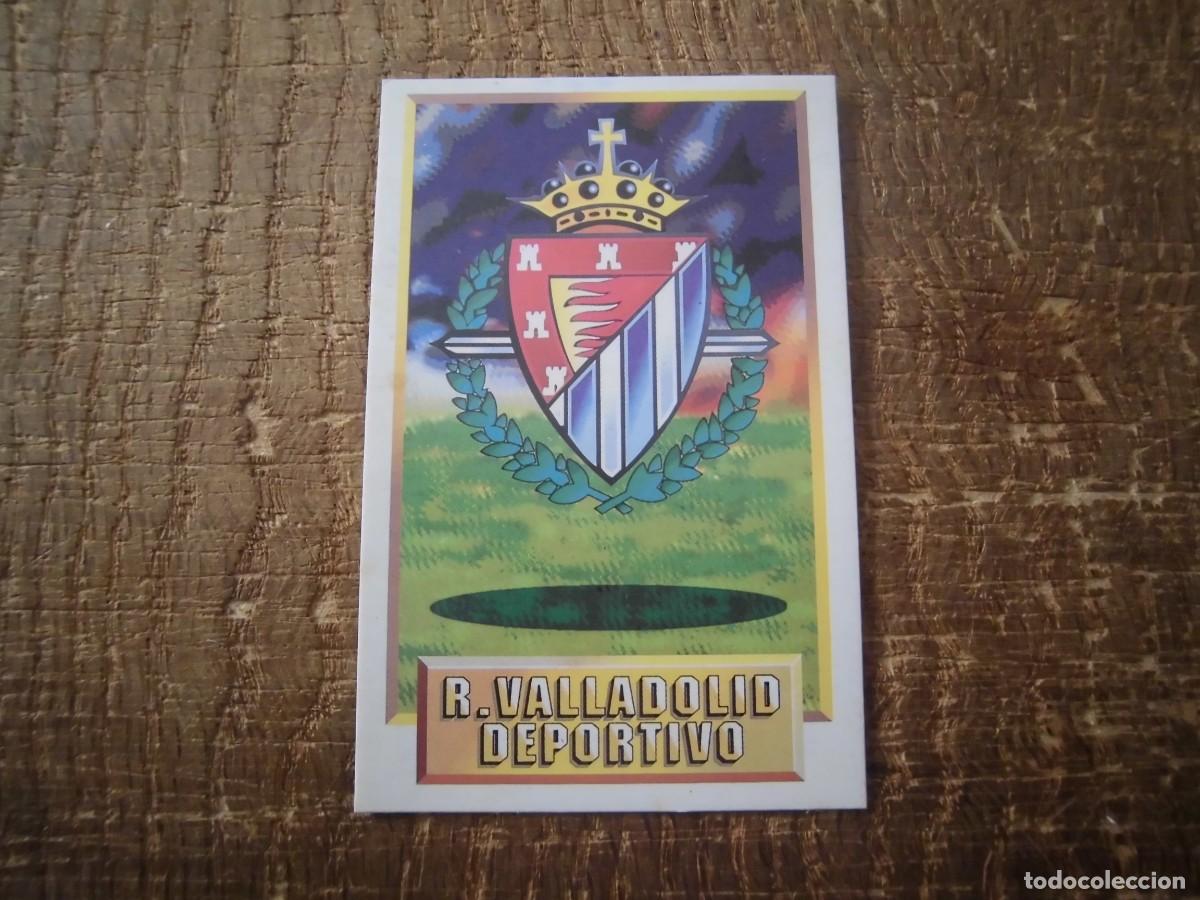 Cromos de F&uacute;tbol: ESCUDO VALLADOLID LIGA 93-94 EDICIONES ESTE CROMO CART&Oacute;N RECUPERADO