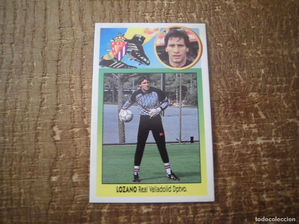 Cromos de F&uacute;tbol: LOZANO VALLADOLID LIGA 93-94 EDICIONES ESTE CROMO CART&Oacute;N RECUPERADO
