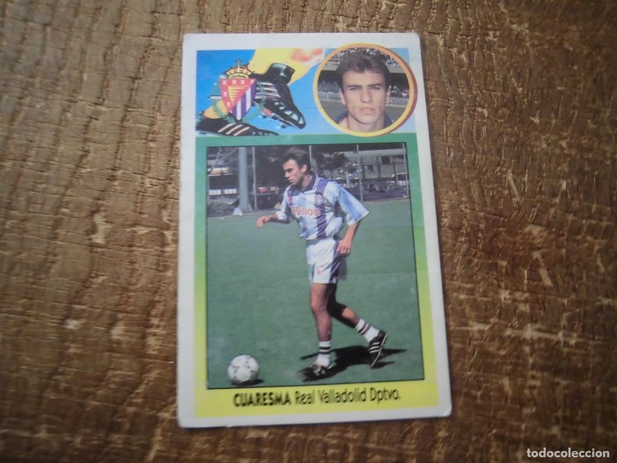 Cromos de F&uacute;tbol: CUARESMA VALLADOLID LIGA 93-94 EDICIONES ESTE CROMO CART&Oacute;N RECUPERADO