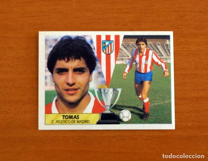 Cromos de F&uacute;tbol: Atletico de Madrid - Tom&aacute;s - Ediciones Este Liga 1987-1988, 87-88 - Cromo Nunca pegado