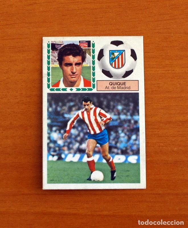 Cromos de F&uacute;tbol: Atletico de Madrid - Quique - Ediciones Este Liga 1983-1984, 83-84 - Nunca pegado