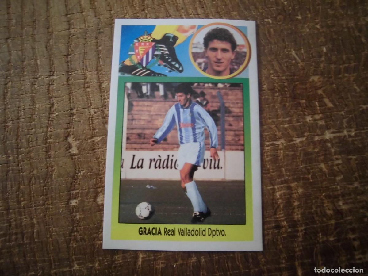Cromos de F&uacute;tbol: GRACIA COLOCA VALLADOLID LIGA 93-94 EDICIONES ESTE CROMO CART&Oacute;N RECUPERADO