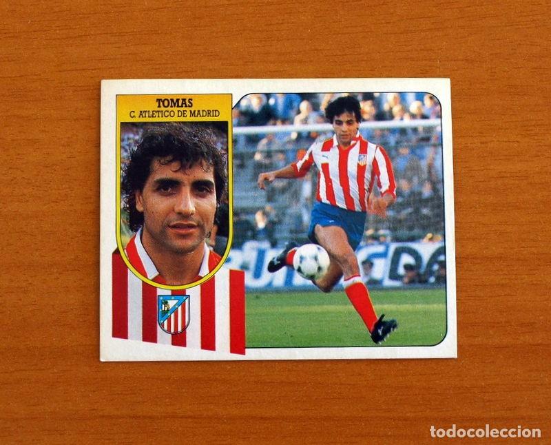 Cromos de Futebol: Atletico de Madrid - Tom&aacute;s - Ediciones Este Liga 1991-1992, 91-92 - Nunca pegado