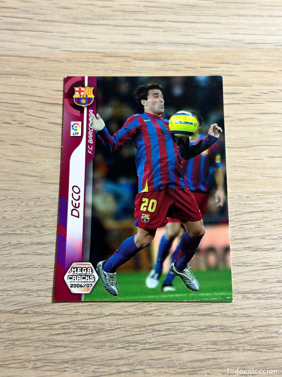 Figurine di Calcio: 47 DECO - FC BARCELONA MEGACRACKS 2006 2007 LA LIGA PANINI MGK 06 07