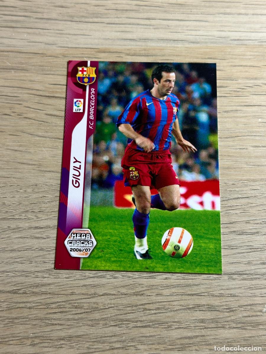 Cromos de F&uacute;tbol: 51 GIULY - FC BARCELONA MEGACRACKS 2006 2007 LA LIGA PANINI MGK 06 07