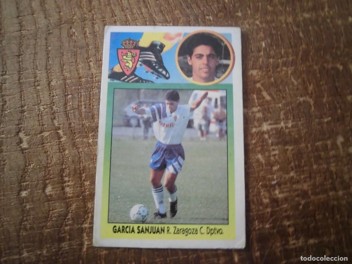 Cartes &agrave; collectionner de Football: GARC&Iacute;A SANJUAN REAL ZARAGOZA LIGA 93-94 EDICIONES ESTE CROMO CART&Oacute;N RECUPERADO