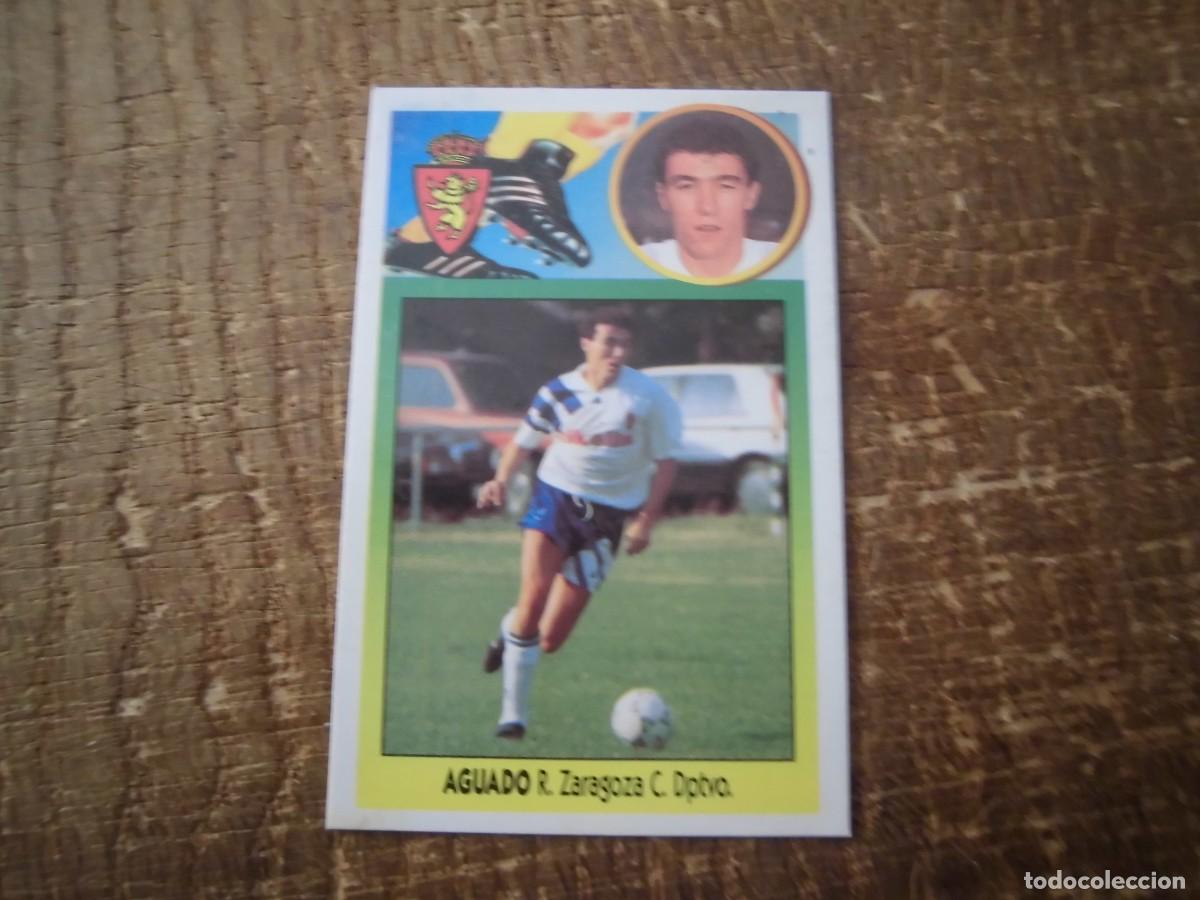Cartes &agrave; collectionner de Football: AGUADO REAL ZARAGOZA LIGA 93-94 EDICIONES ESTE CROMO CART&Oacute;N RECUPERADO