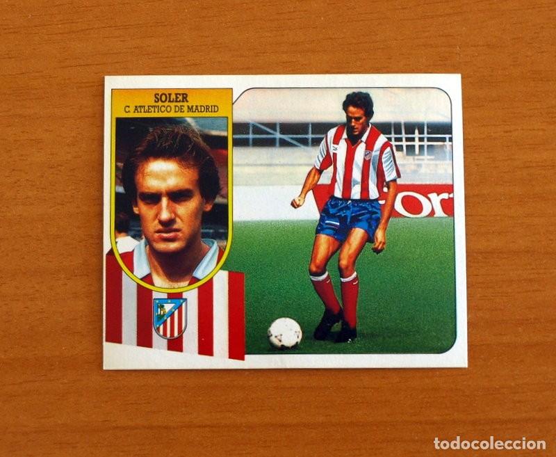 Cartes &agrave; collectionner de Football: Atl&eacute;tico de Madrid - Soler - Fichaje n&ordm; 13 - Ediciones Este Liga 1991-1991, 91-92 - Nunca pegado