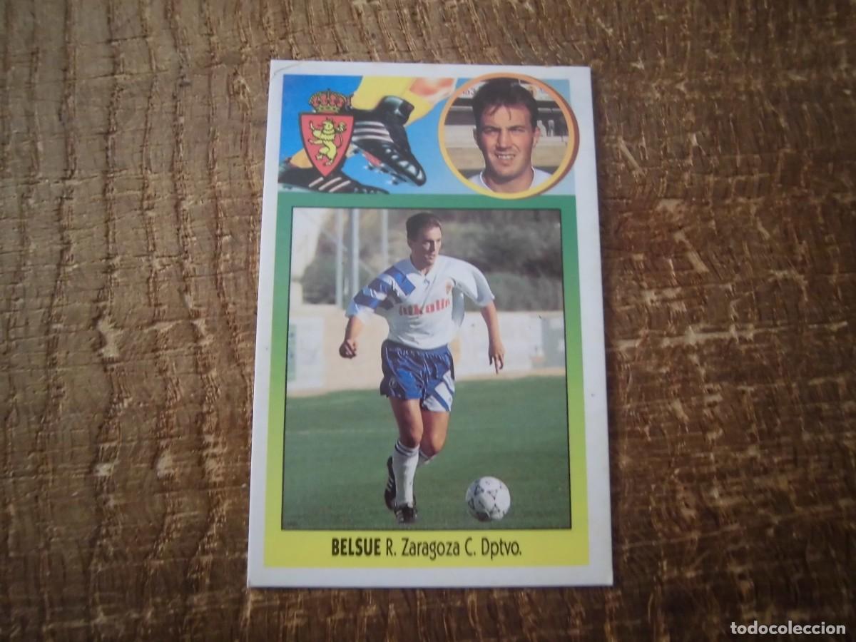 Figurine di Calcio: BELSUE REAL ZARAGOZA LIGA 93-94 EDICIONES ESTE CROMO CART&Oacute;N RECUPERADO