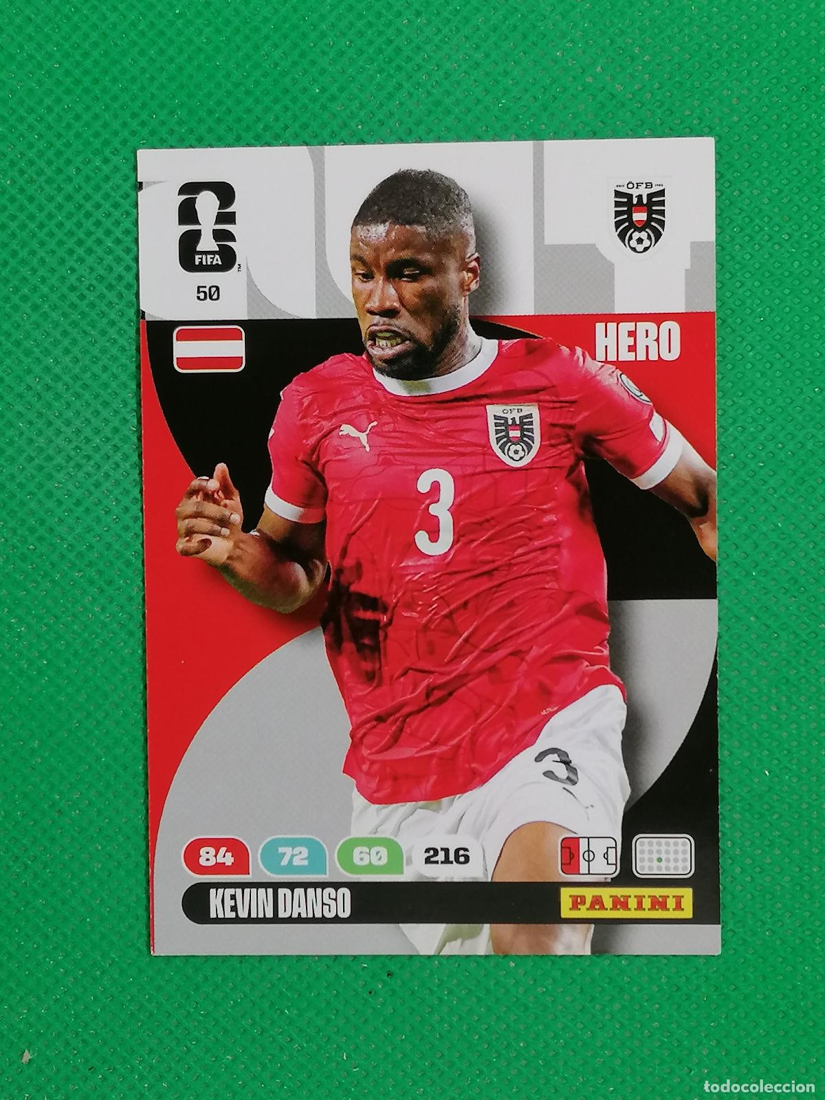 Figurine di Calcio: 50 KEVIN DANSO AUSTRIA HERO ⚽ PANINI ADRENALYN FIFA WORLD CUP 26 2026 ⚽