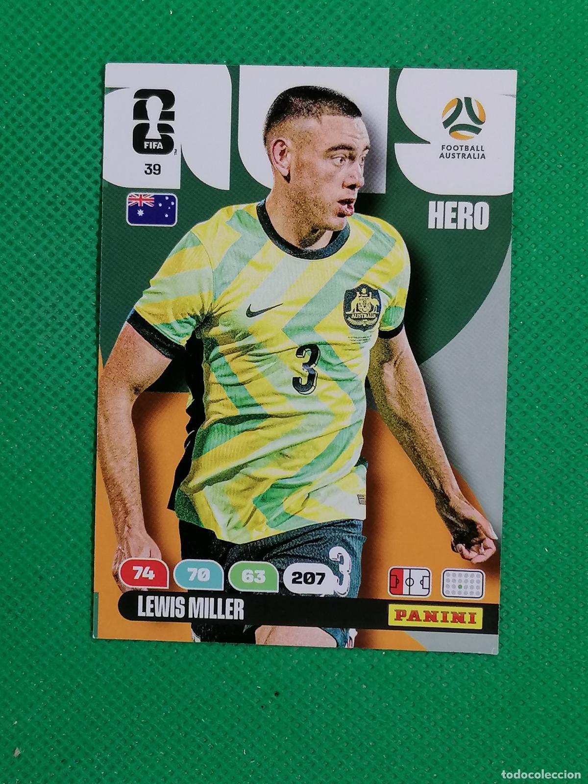 Cromos de F&uacute;tbol: 39 LEWIS MILLER AUSTRALIA HERO ⚽ PANINI ADRENALYN FIFA WORLD CUP 26 2026 ⚽