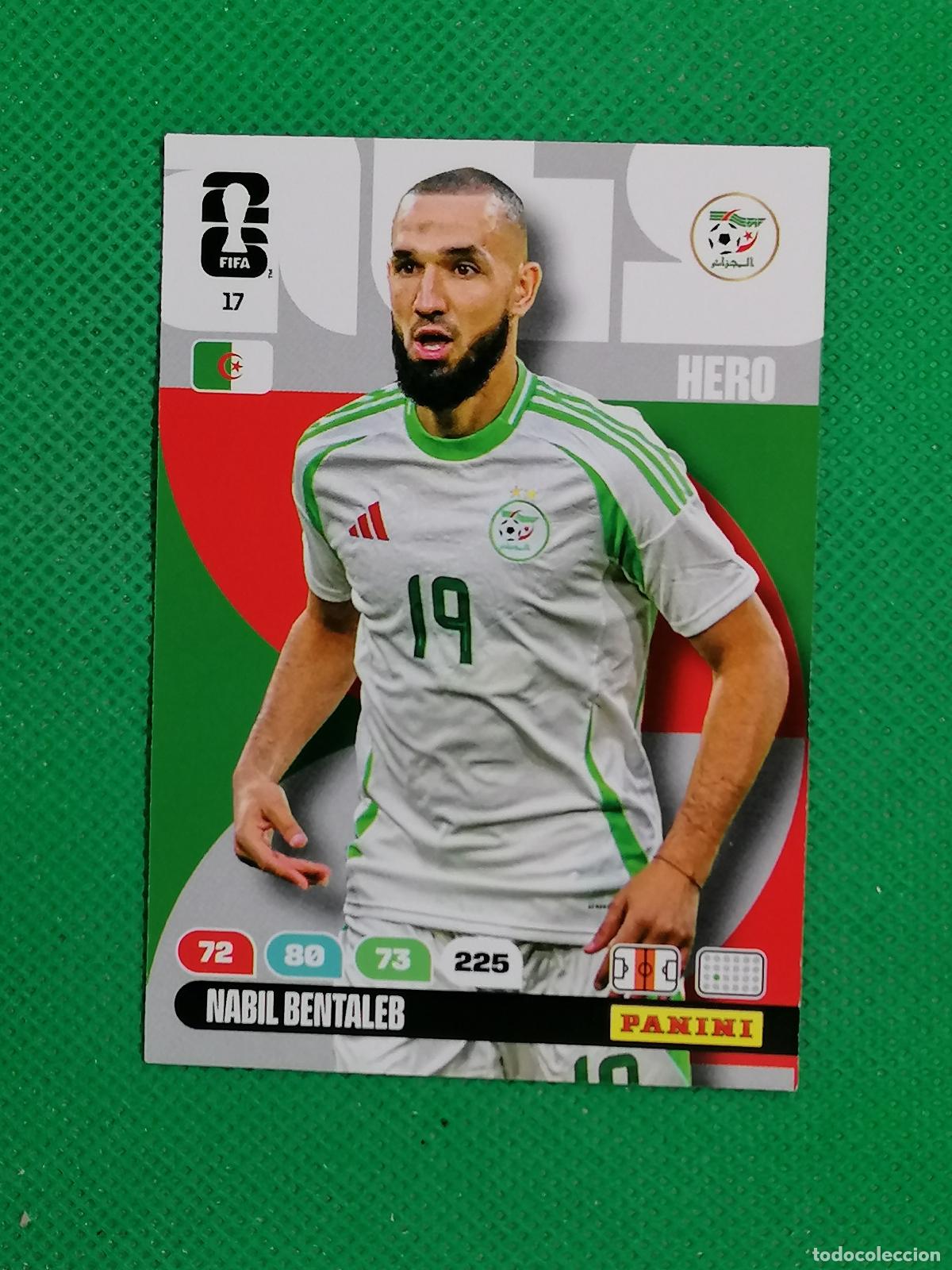 Cromos de F&uacute;tbol: 17 NABIL BENTALEB ARGELIA HERO ⚽ PANINI ADRENALYN FIFA WORLD CUP 26 2026 ⚽