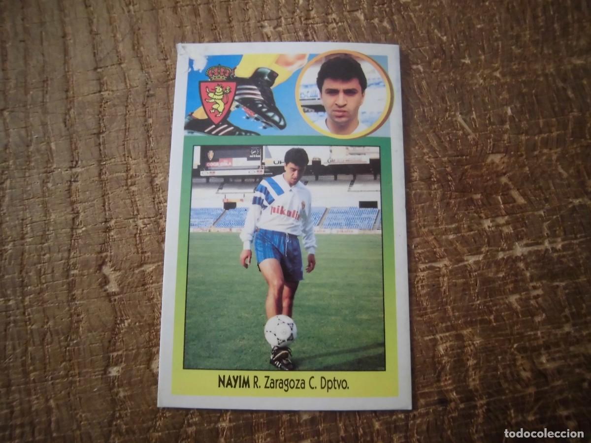 Cromos de F&uacute;tbol: NAYIM REAL ZARAGOZA LIGA 93-94 EDICIONES ESTE CROMO CART&Oacute;N RECUPERADO