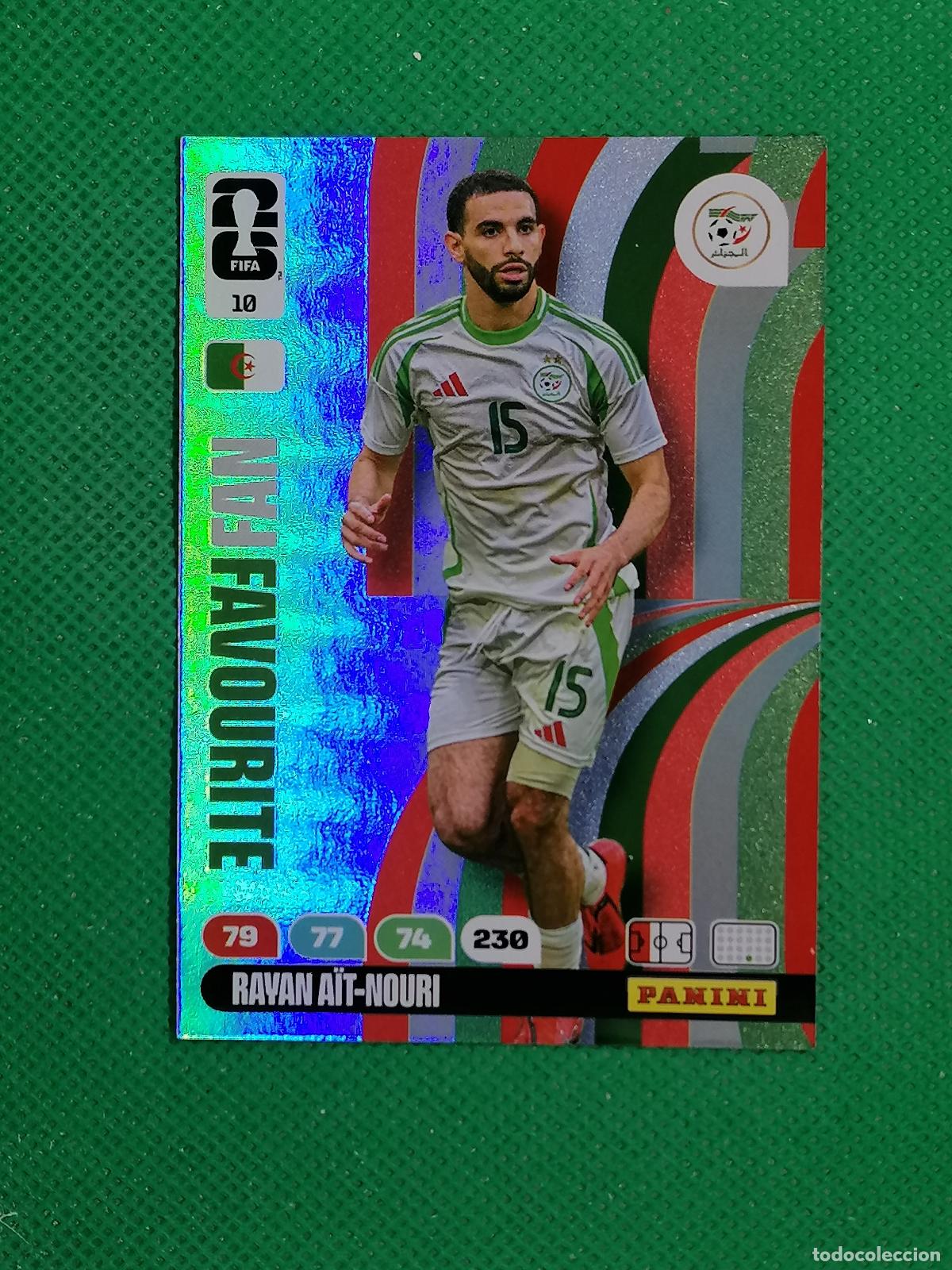 Cromos de F&uacute;tbol: 10 RAYAM AIT NOURI ARGELIA FAN FAVOURITE ⚽ PANINI ADRENALYN FIFA WORLD CUP 26 2026 ⚽