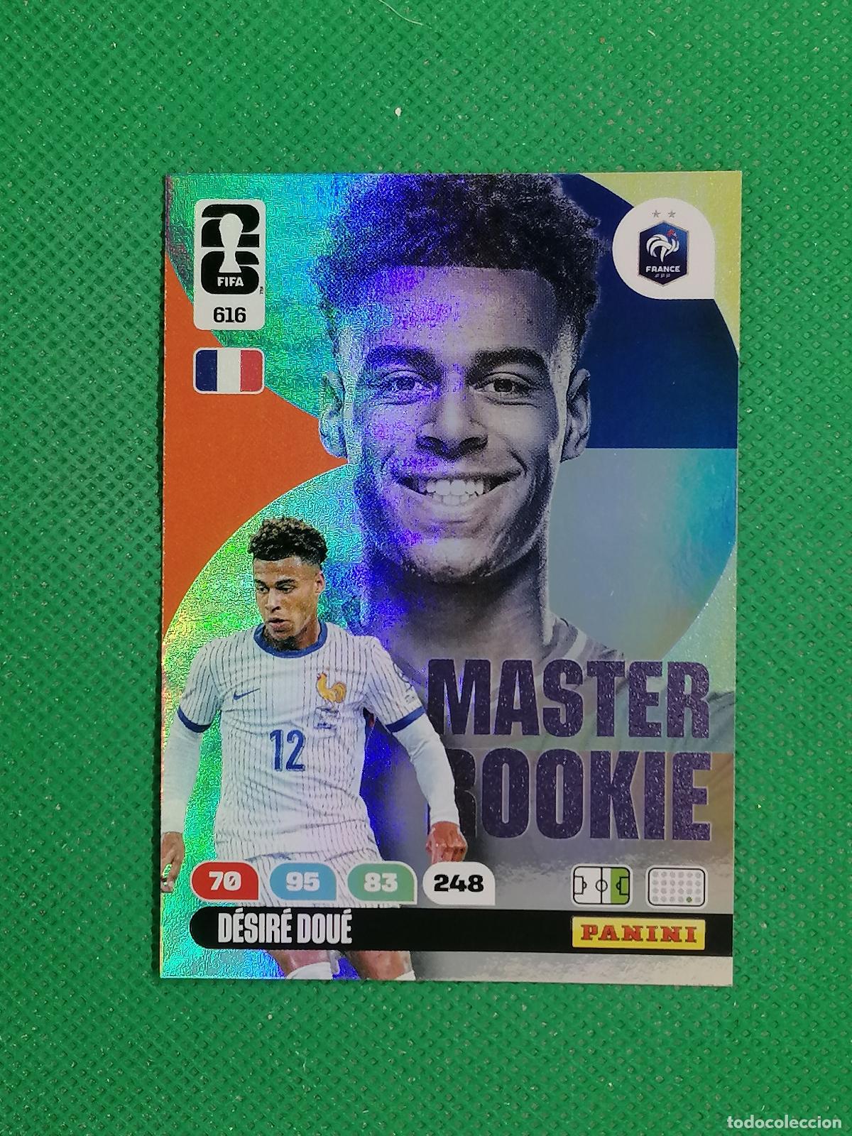 Cromos de F&uacute;tbol: 616 DESIRE DOUE FRANCIA MASTER ROOKIE ⚽ PANINI ADRENALYN FIFA WORLD CUP 26 2026 ⚽