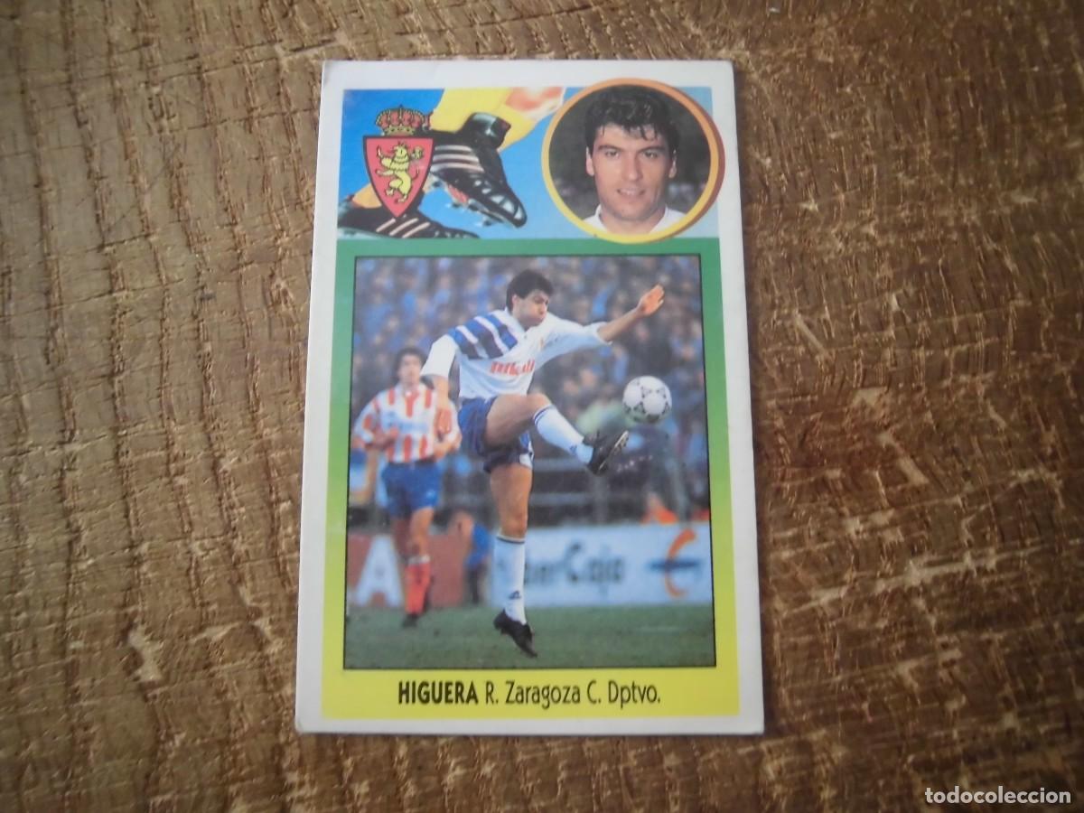 Cromos de F&uacute;tbol: HIGUERA REAL ZARAGOZA LIGA 93-94 EDICIONES ESTE CROMO CART&Oacute;N RECUPERADO