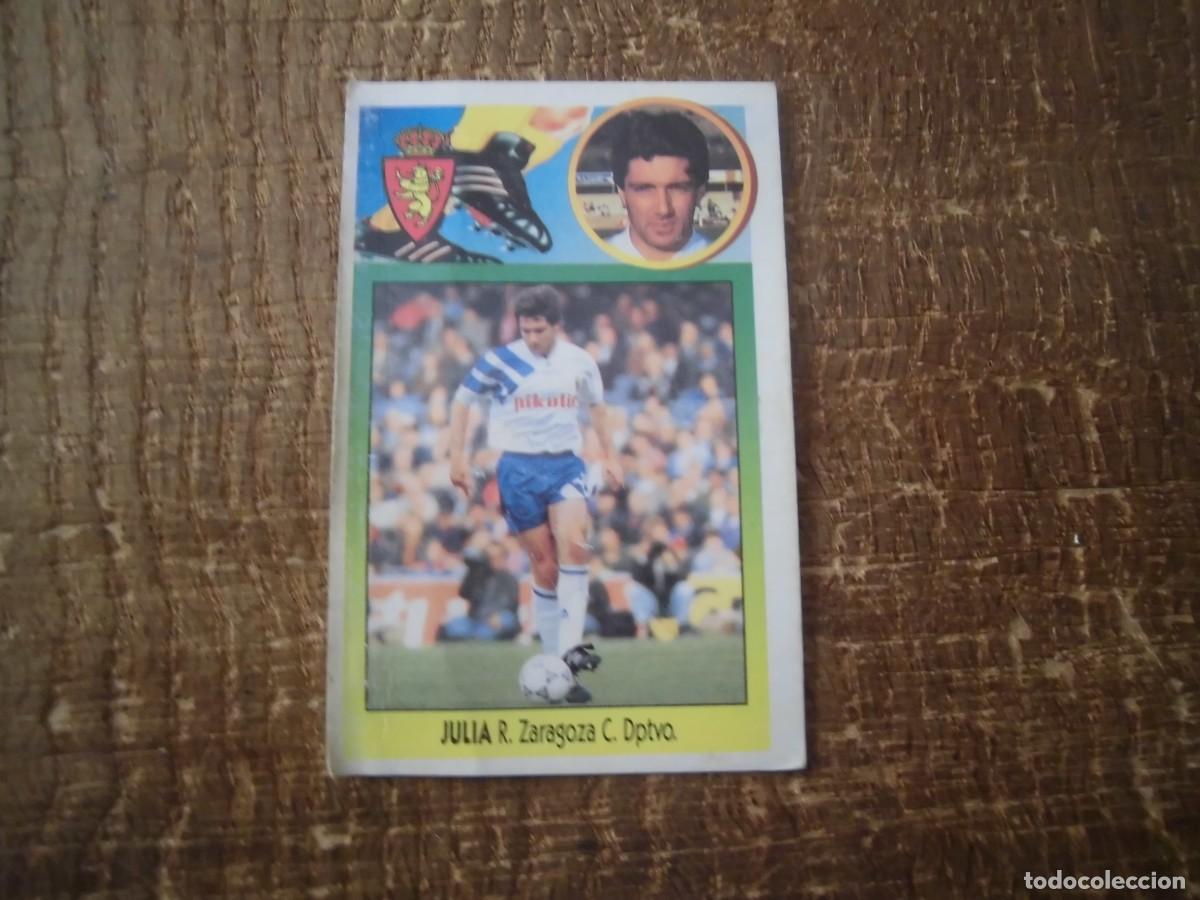 Cromos de F&uacute;tbol: JULI&Aacute; REAL ZARAGOZA LIGA 93-94 EDICIONES ESTE CROMO CART&Oacute;N RECUPERADO