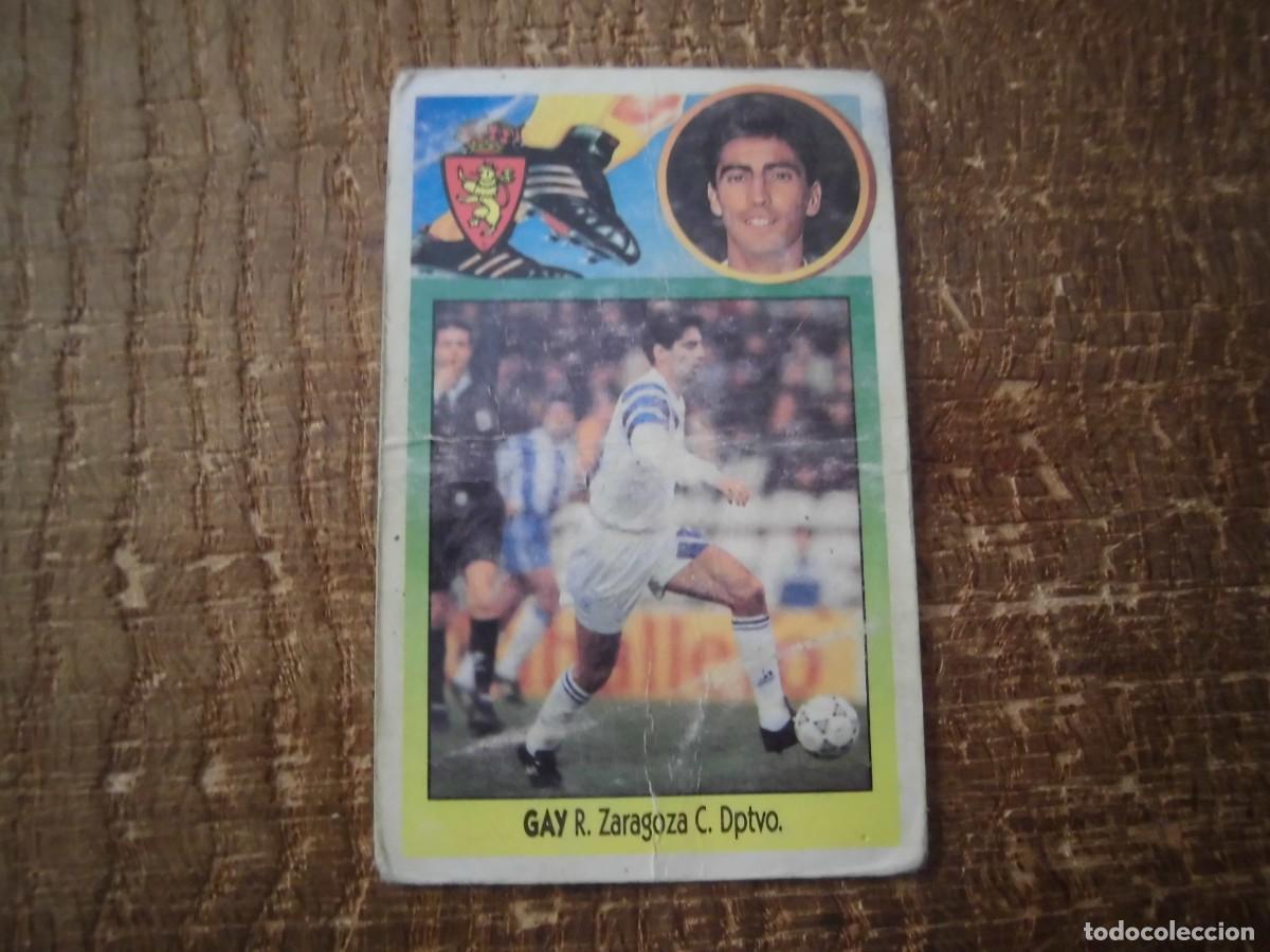 Cromos de F&uacute;tbol: GAY REAL ZARAGOZA LIGA 93-94 EDICIONES ESTE CROMO CART&Oacute;N RECUPERADO