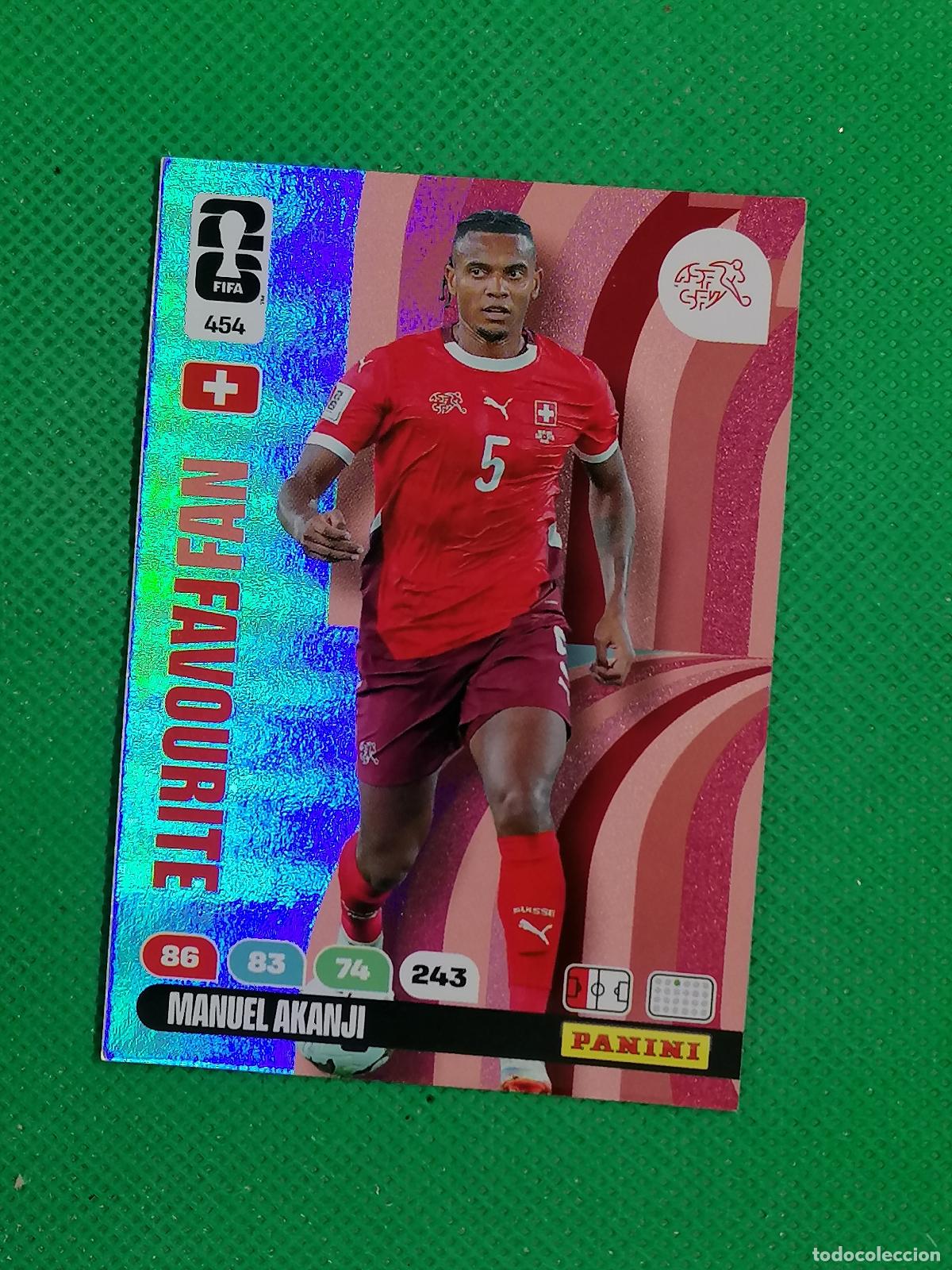Cromos de F&uacute;tbol: 454 MANUEL AKANJI SUIZA FAN FAVOURITE ⚽ PANINI ADRENALYN FIFA WORLD CUP 26 2026 ⚽