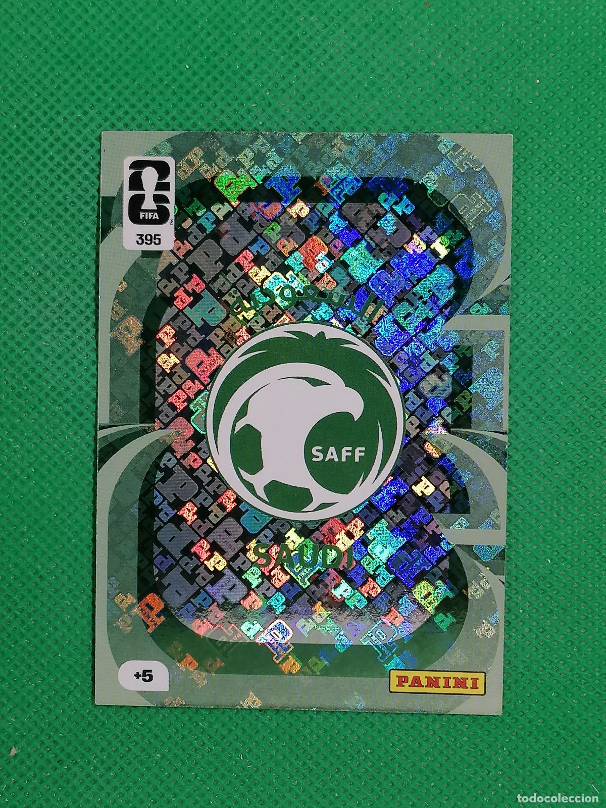 Cromos de F&uacute;tbol: 395 ESCUDO ARABIA SAUDI TEAM CREST ⚽ PANINI ADRENALYN FIFA WORLD CUP 26 2026 ⚽