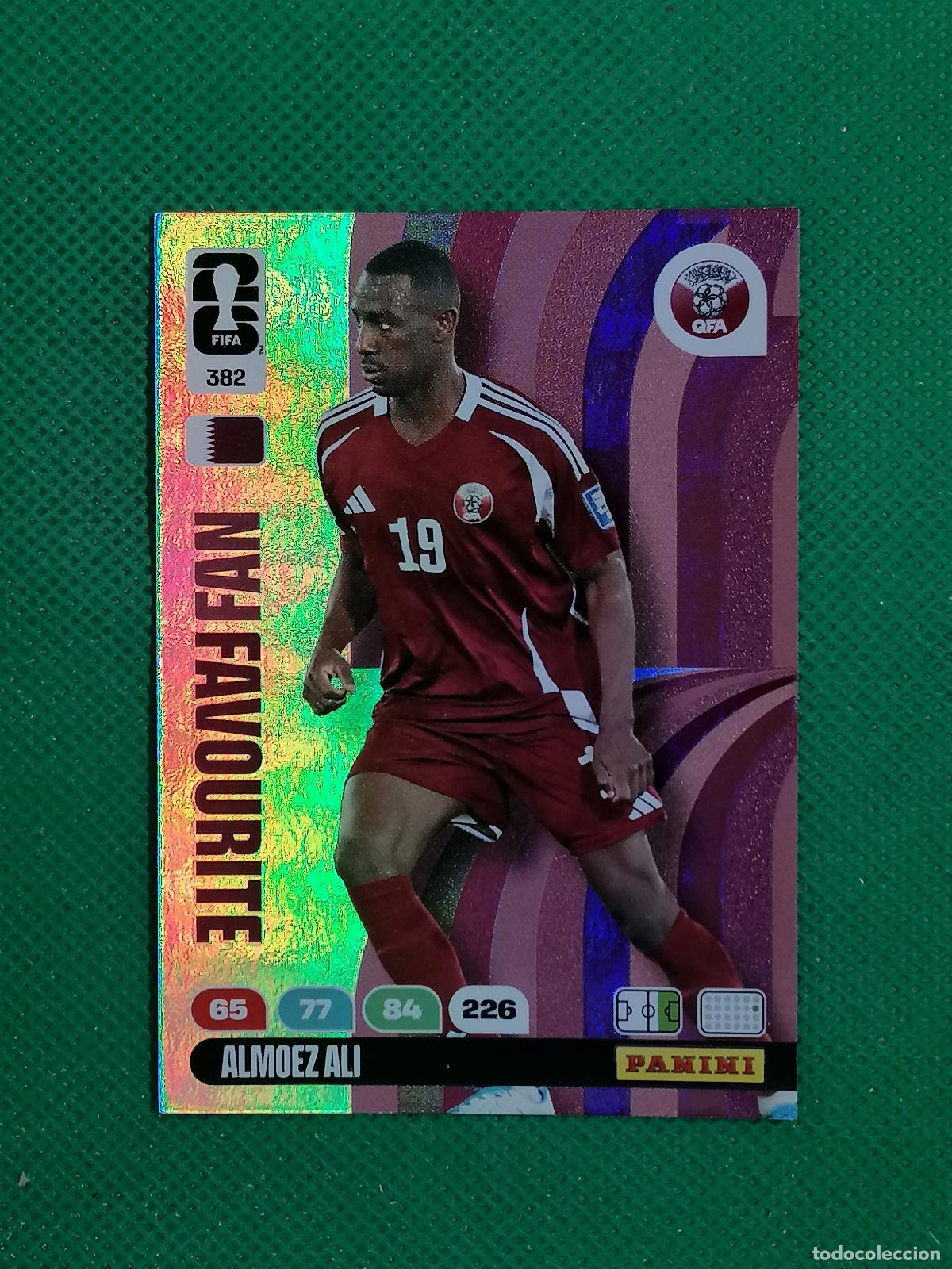 Cromos de F&uacute;tbol: 382 ALMOEZ ALI QATAR FAN FAVOURITE ⚽ PANINI ADRENALYN FIFA WORLD CUP 26 2026 ⚽