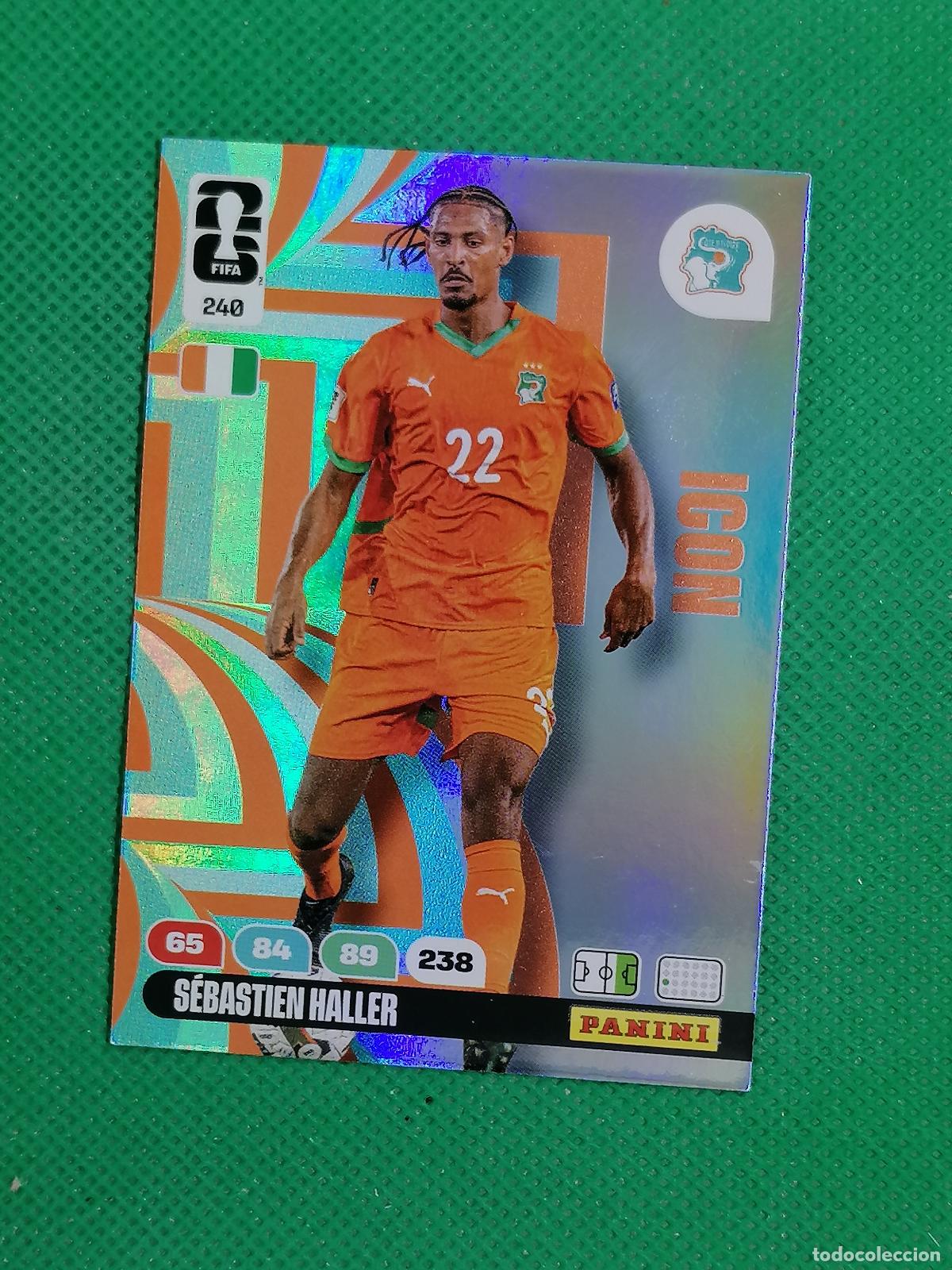 Cromos de F&uacute;tbol: 240 SEBASTIEN HALLER COSTA DE MARFIL ICON ⚽ PANINI ADRENALYN FIFA WORLD CUP 26 2026 ⚽