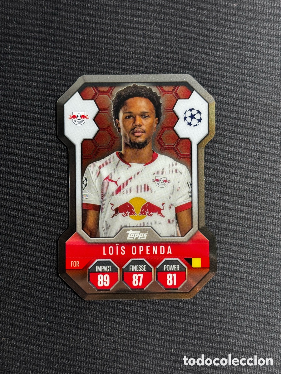 Cromos de F&uacute;tbol: Lo&iuml;s Openda SHIELD topps UCL 24-25