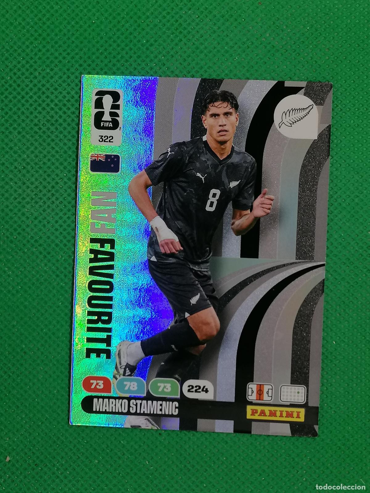 Cromos de F&uacute;tbol: 322 MARKO STAMENIC NUEVA ZELANDA FAN FAVOURITE ⚽ PANINI ADRENALYN FIFA WORLD CUP 26 2026 ⚽