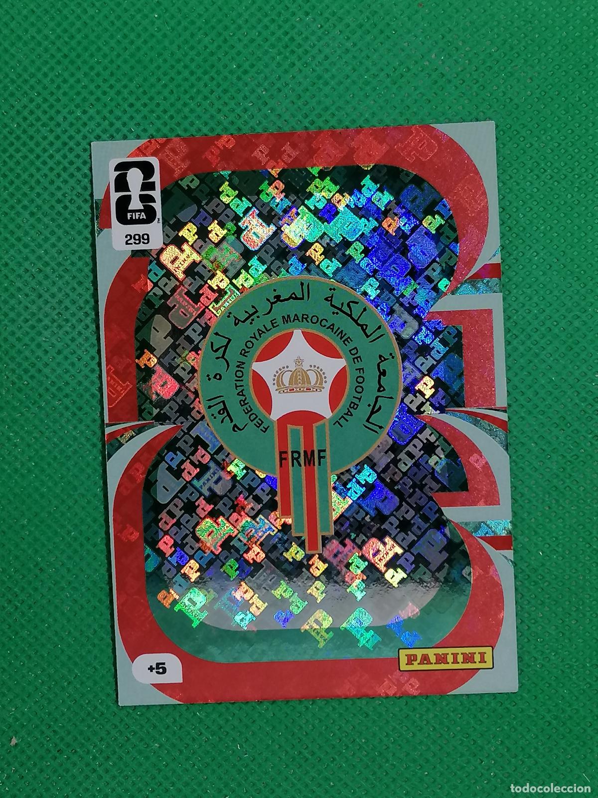 Cromos de F&uacute;tbol: 299 ESCUDO MARRUECOS TEAM CREST ⚽ PANINI ADRENALYN FIFA WORLD CUP 26 2026 ⚽