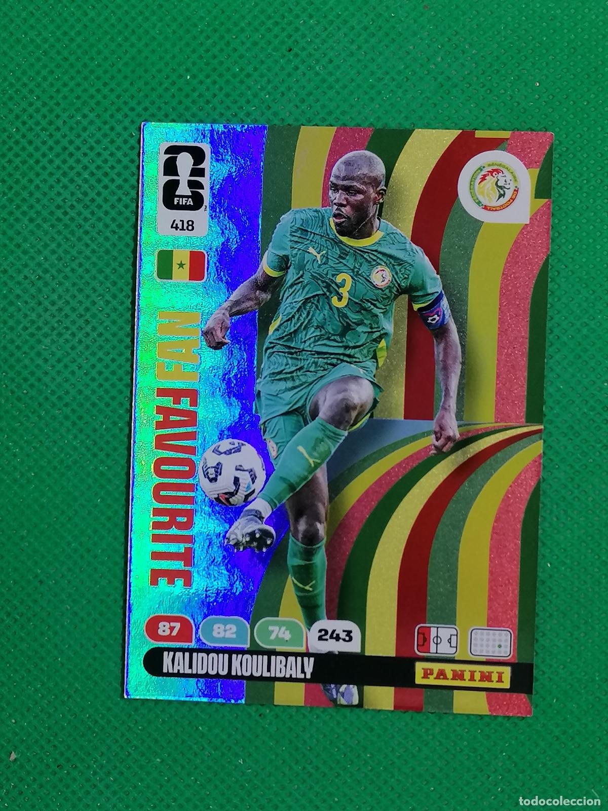 Cromos de F&uacute;tbol: 418 KALIDOU KOUBALY SENEGAL FAN FAVOURITE ⚽ PANINI ADRENALYN FIFA WORLD CUP 26 2026 ⚽