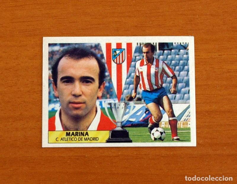 Fu&szlig;ball-Sticker: Atletico de Madrid - Marina - Ediciones Este Liga 1987-1988, 87-88 - Cromo Nunca pegado